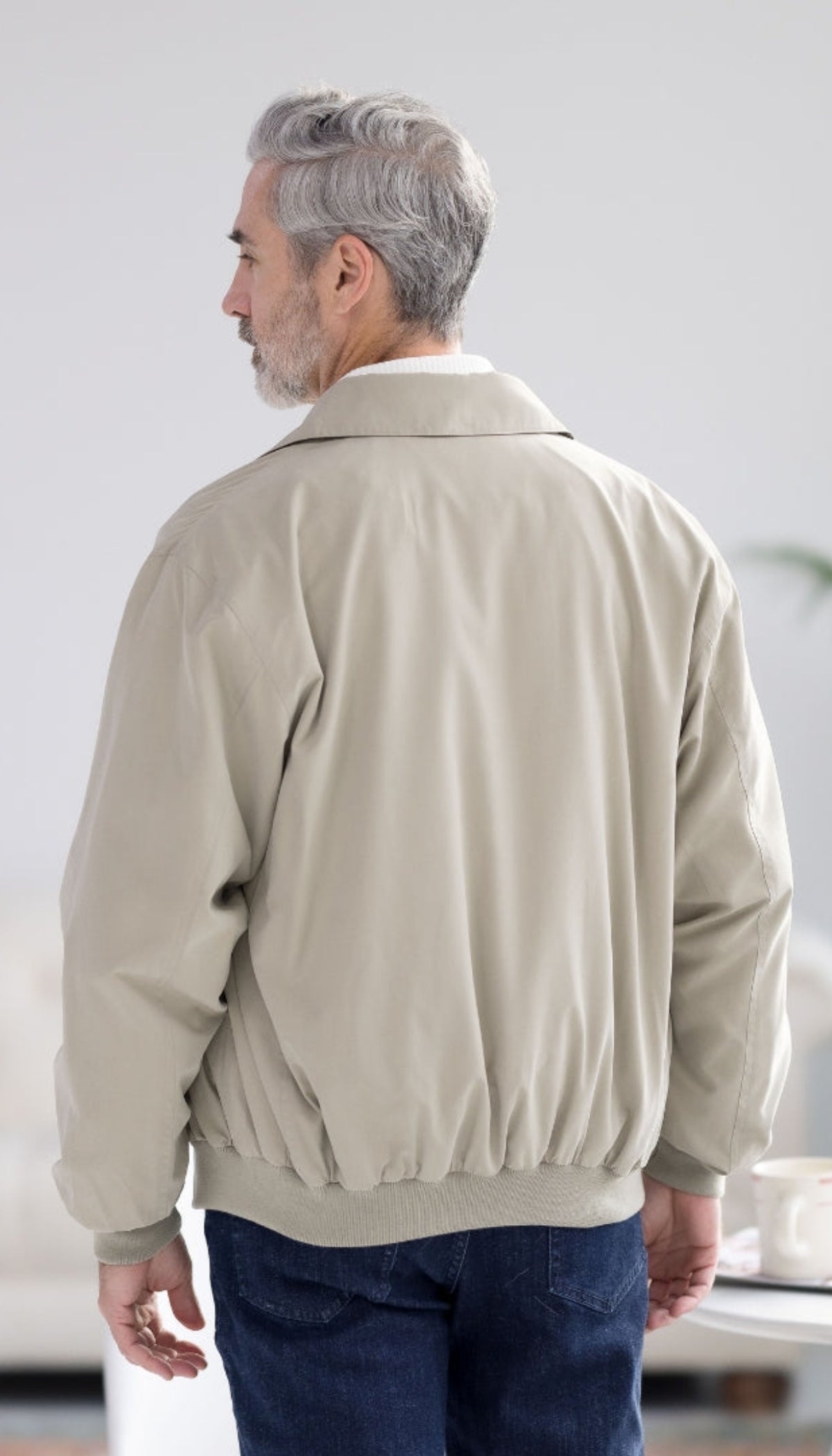 MAGNAREADY® X WEATHERPROOF MICROFIBER GOLF JACKET WITH MAGNETIC CLOSURES