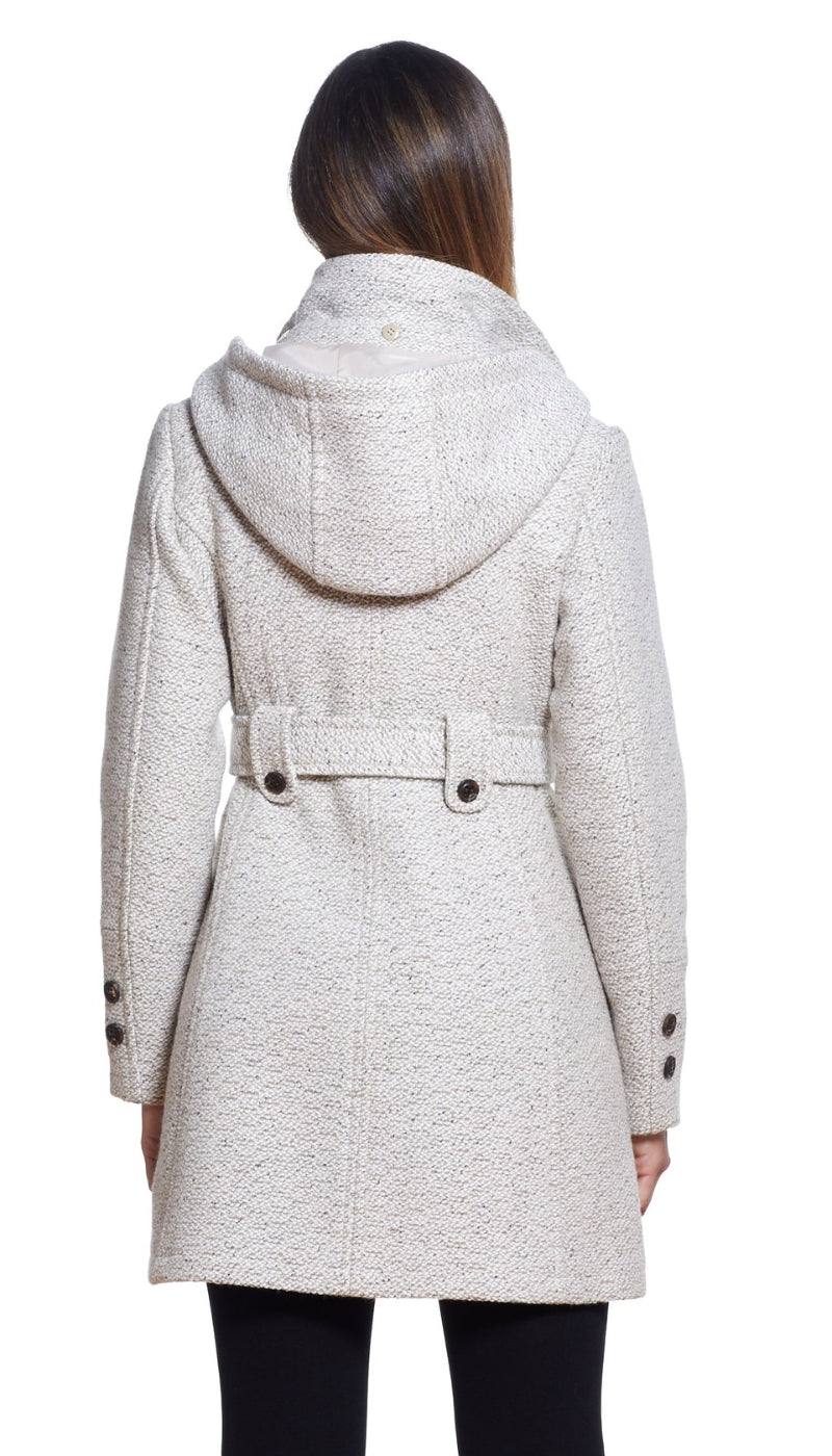 Hooded Wool Belted Walker