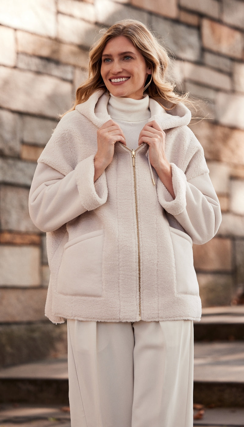 Reversible Shearling Full Length Shearling Coat Womens REVERSIBLE