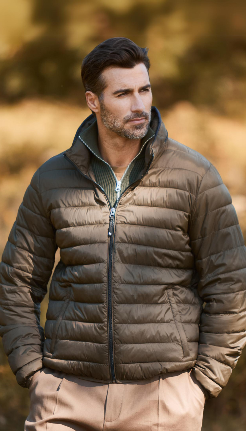 PILLOW PAC PUFFER JACKET - OLIVE