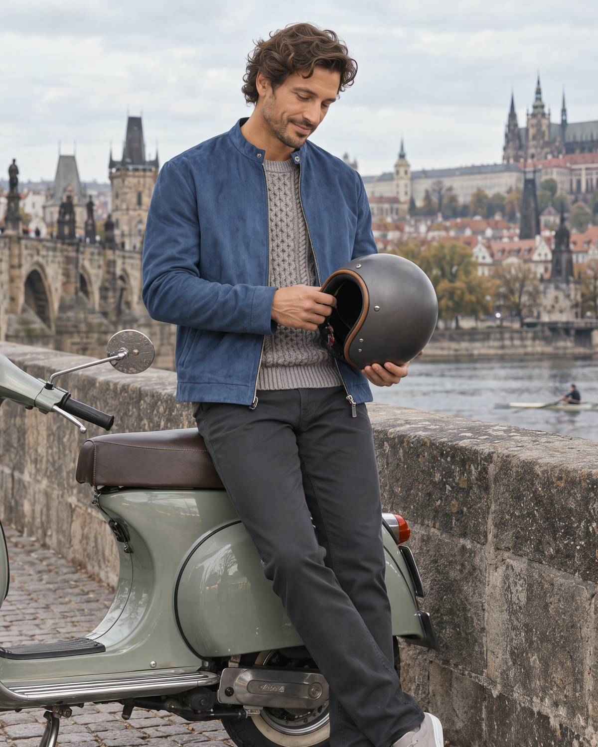 MICROSUEDE MOTO JACKET