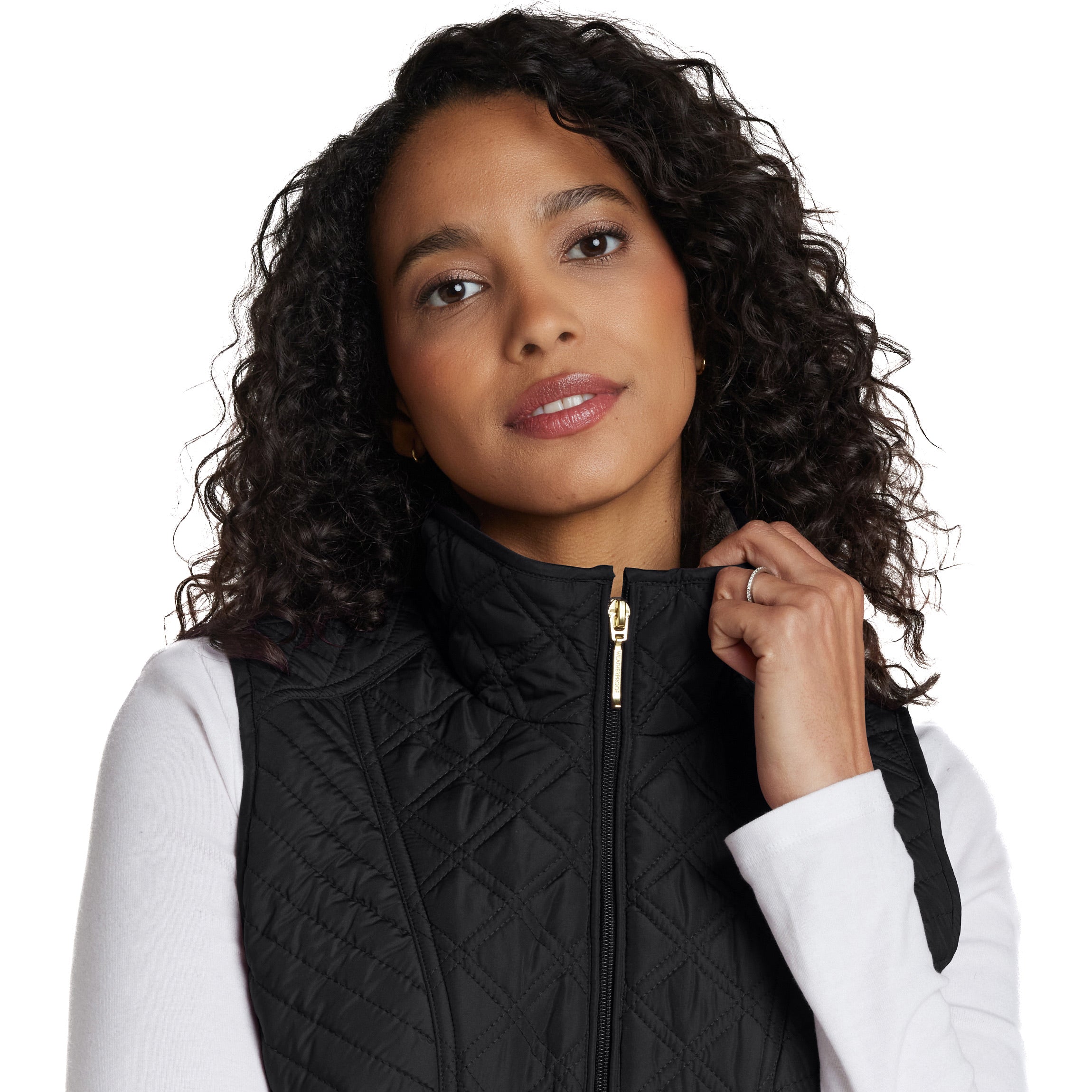 PLUSH LINED QUILTED VEST