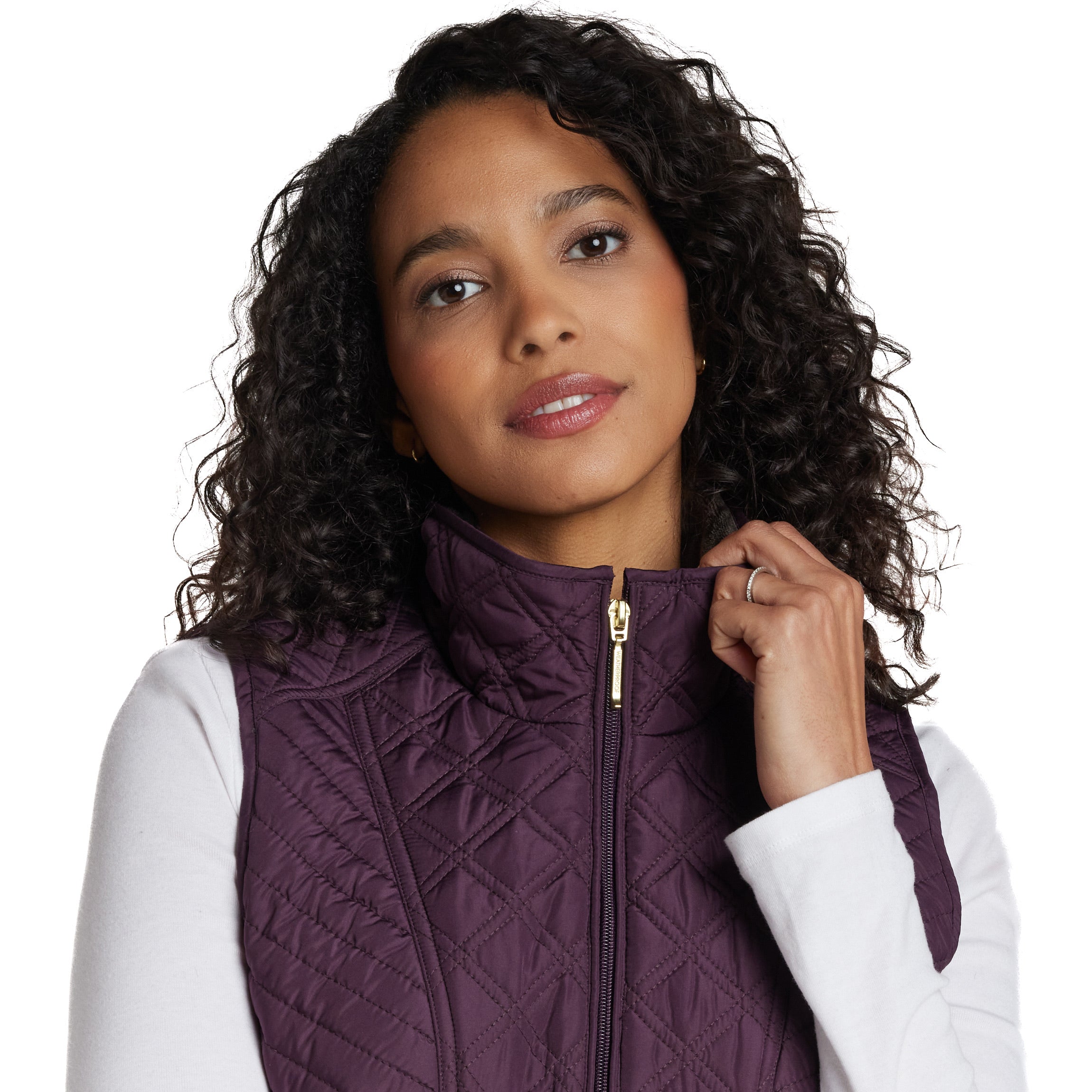 PLUSH LINED QUILTED VEST