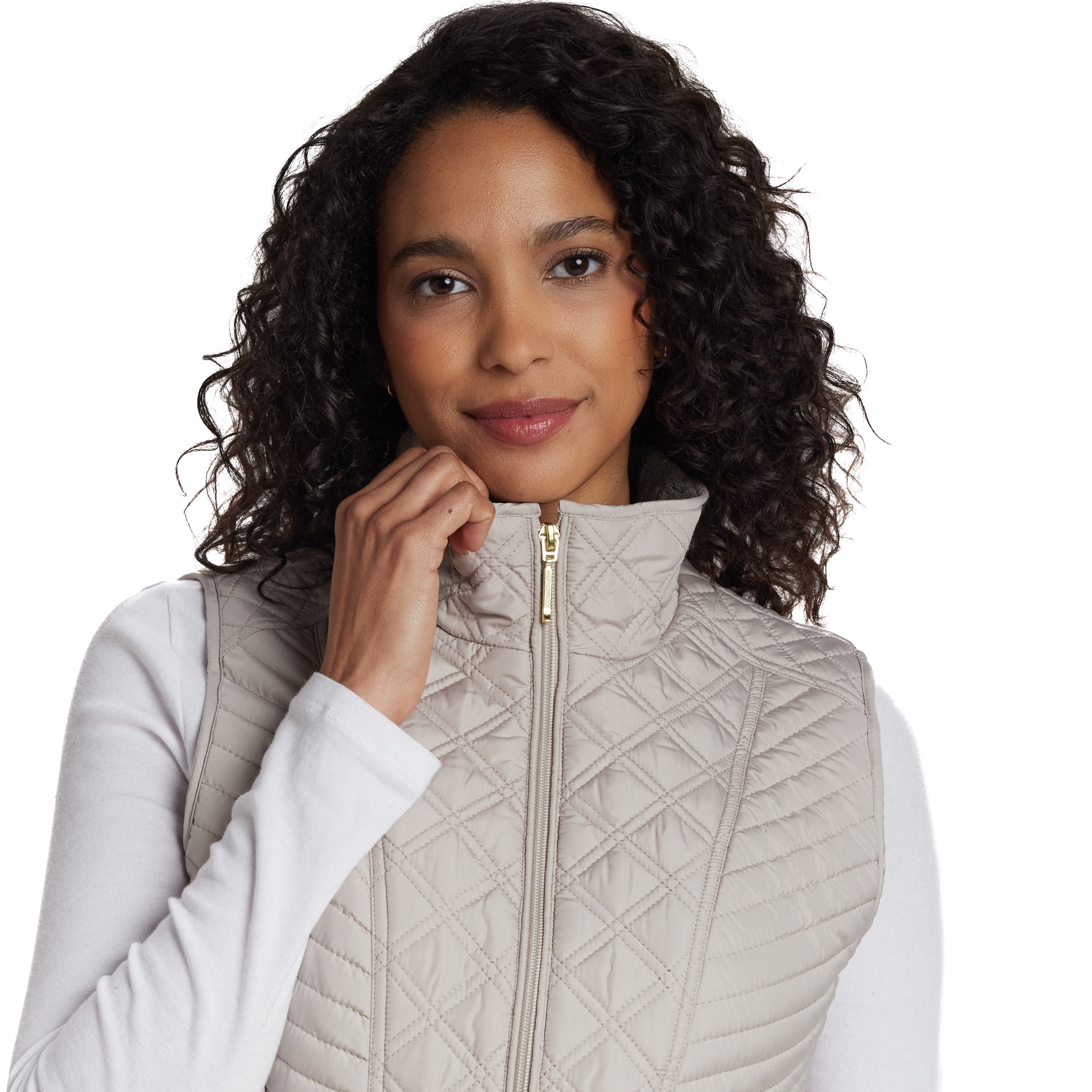 PLUSH LINED QUILTED VEST
