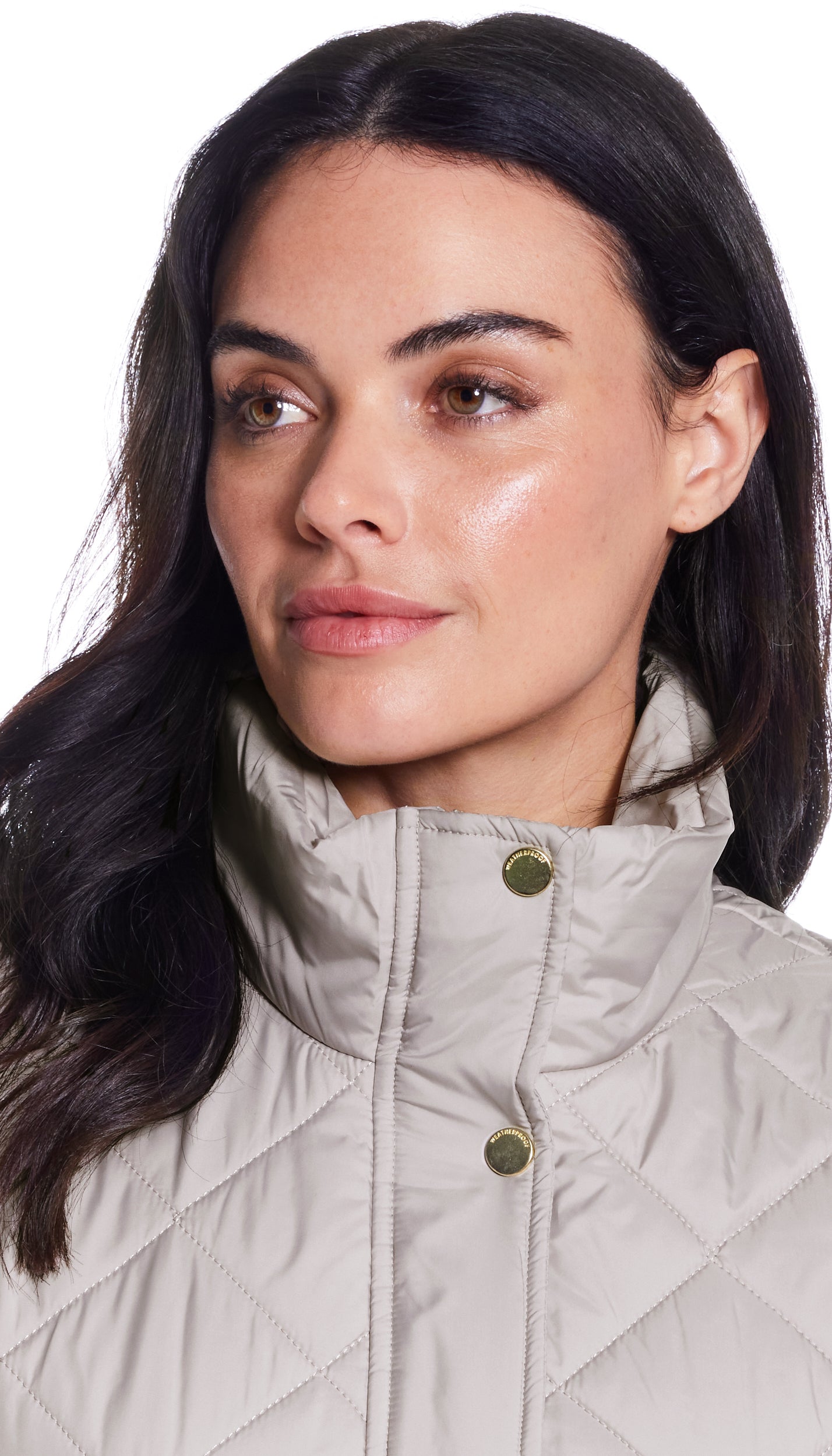 DIAMOND QUILTED LONG LINE CLINCHED VEST