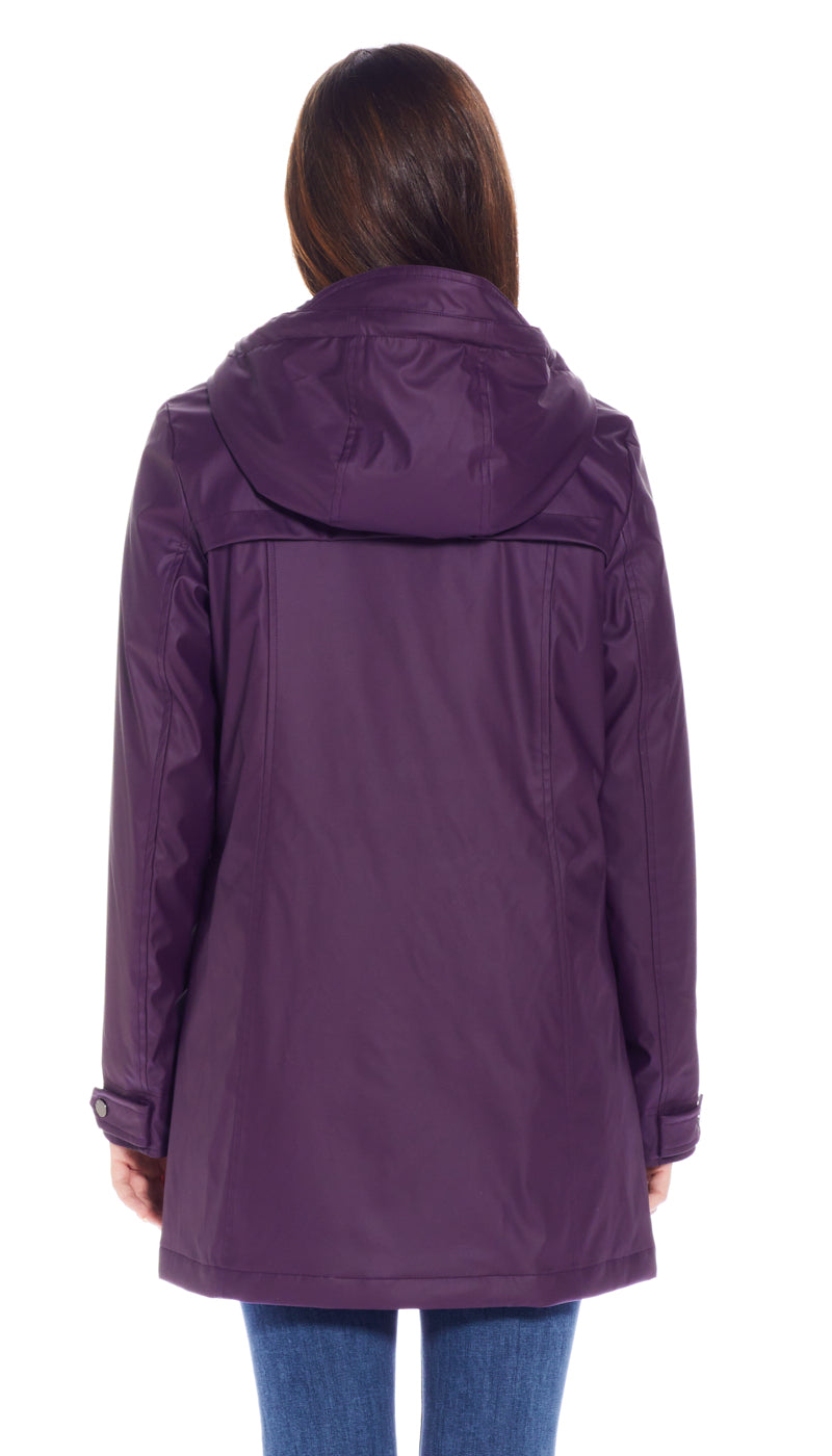 HOODED RAIN SLICKER - MID WEIGHT