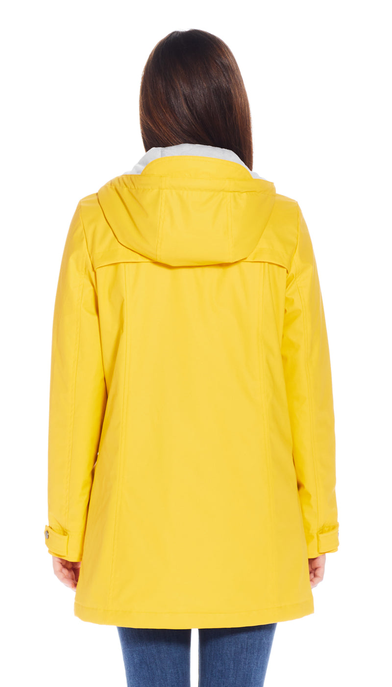 HOODED RAIN SLICKER - MID WEIGHT