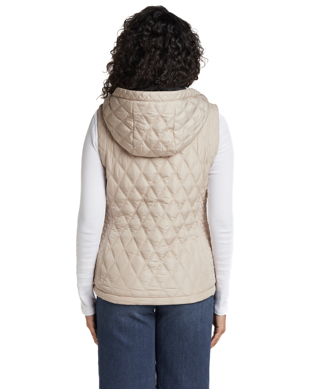 HOODED PUFFER VEST