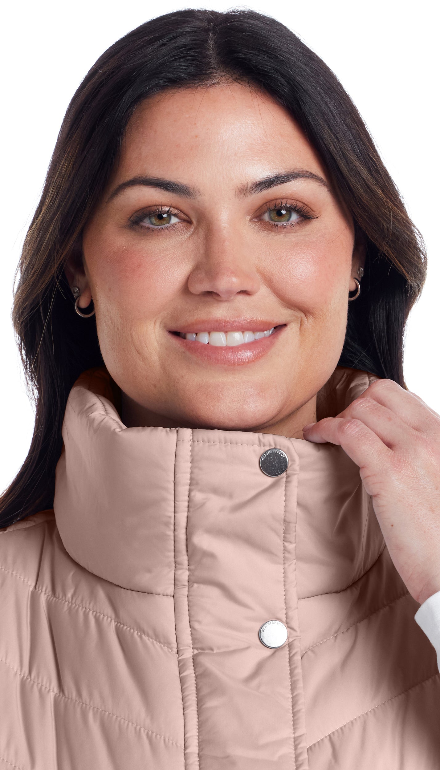 MIXED QUILTED LONGLINE VEST