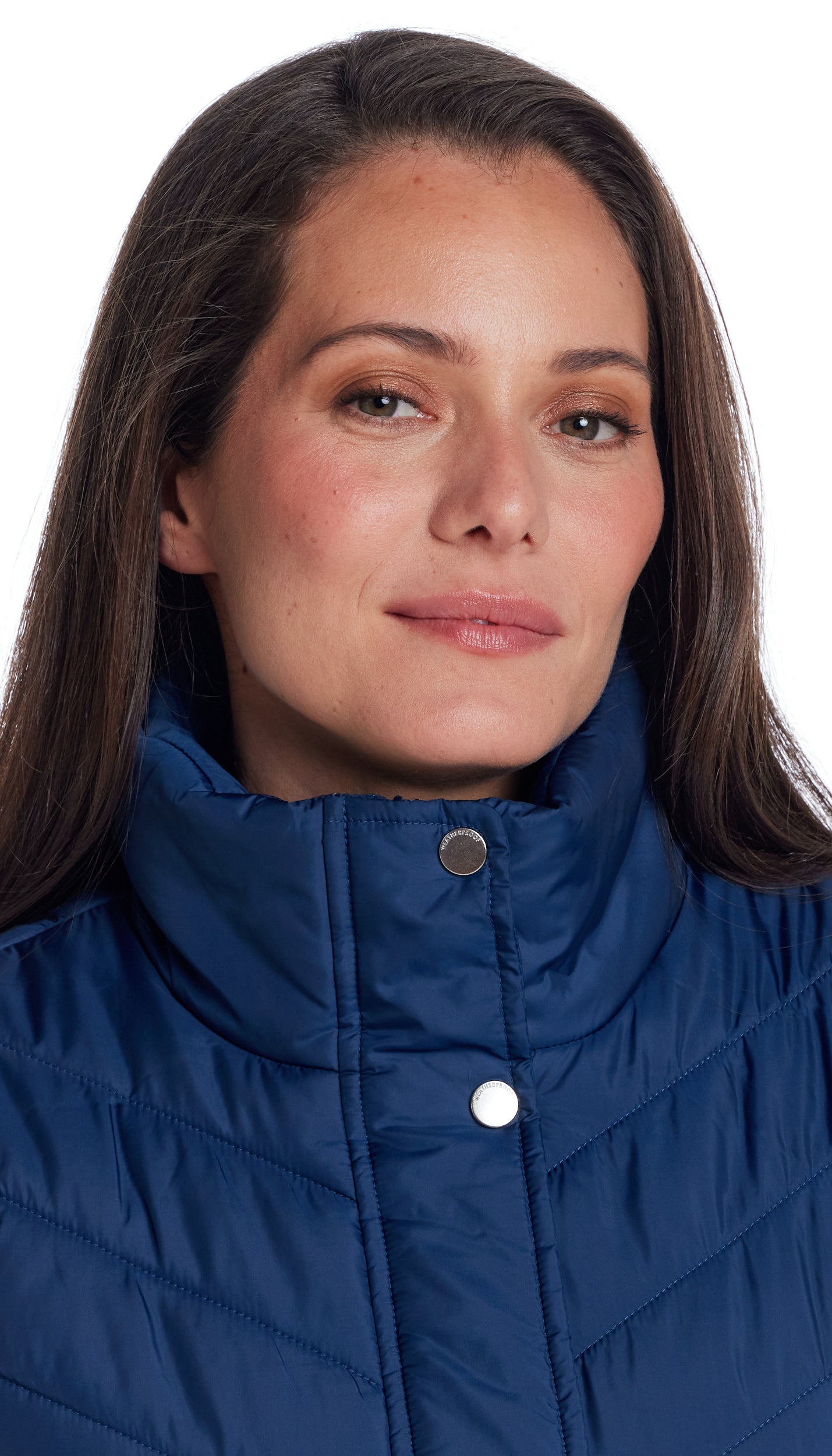 MIXED QUILTED LONGLINE VEST