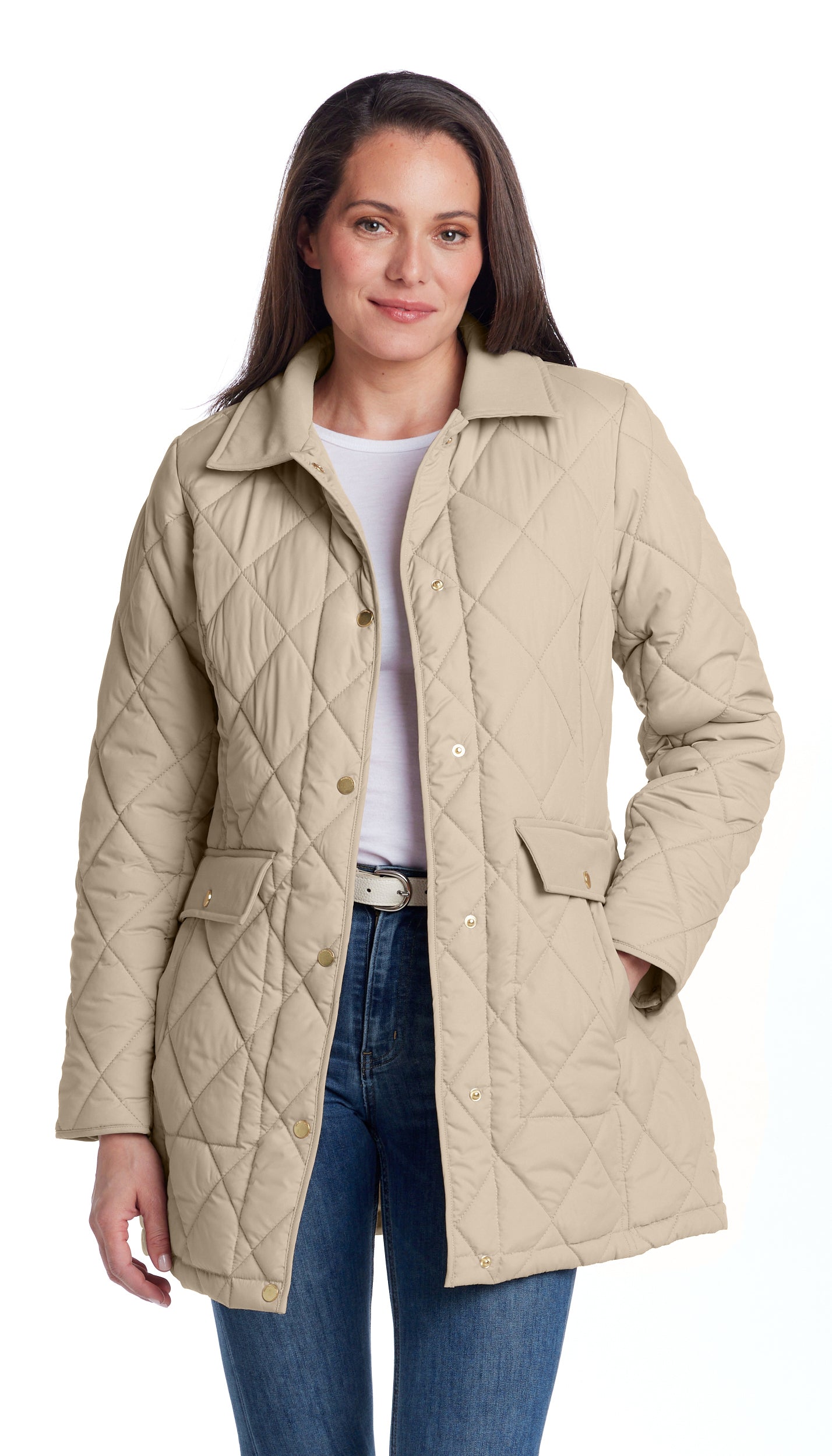 SNAP FRONT QUILTED BARN WALKER