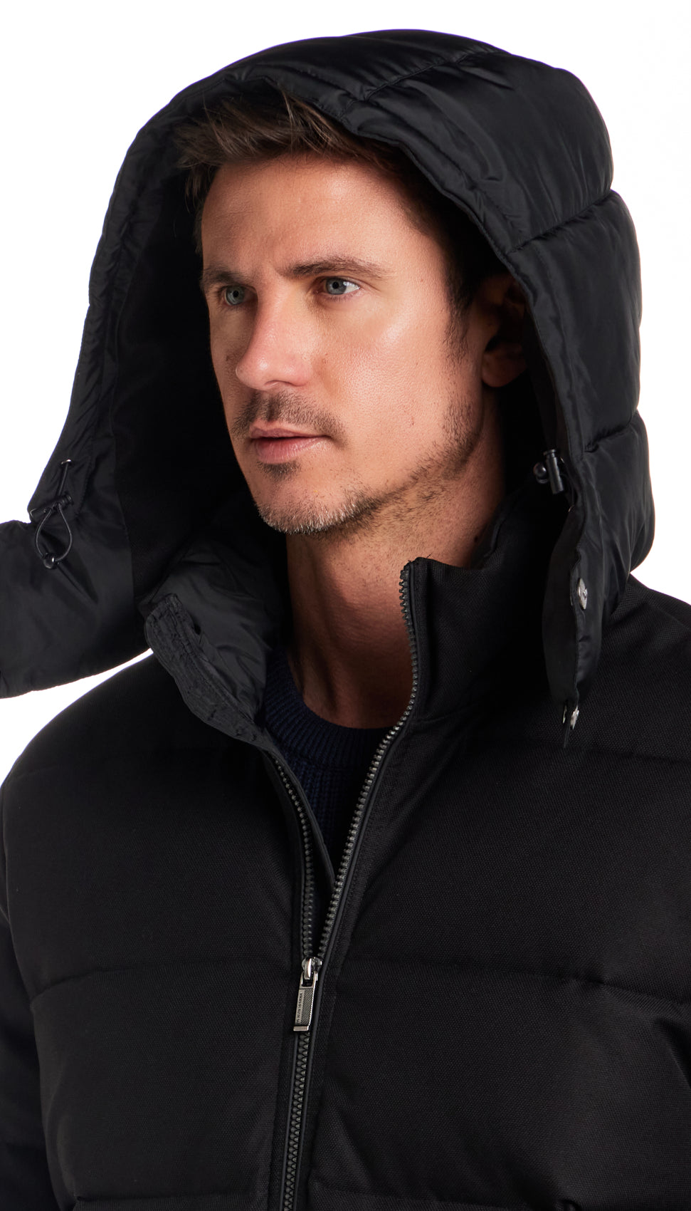 DOBBY OXFORD / CIRE PUFFER JACKET