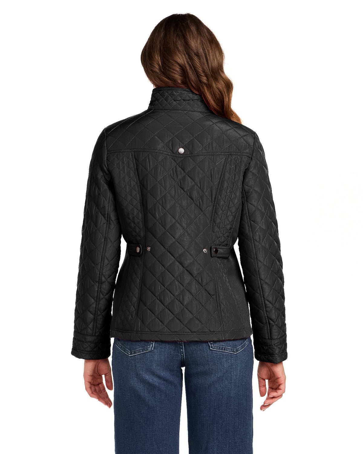 QUILTED JACKET WITH SIDE STRETCH