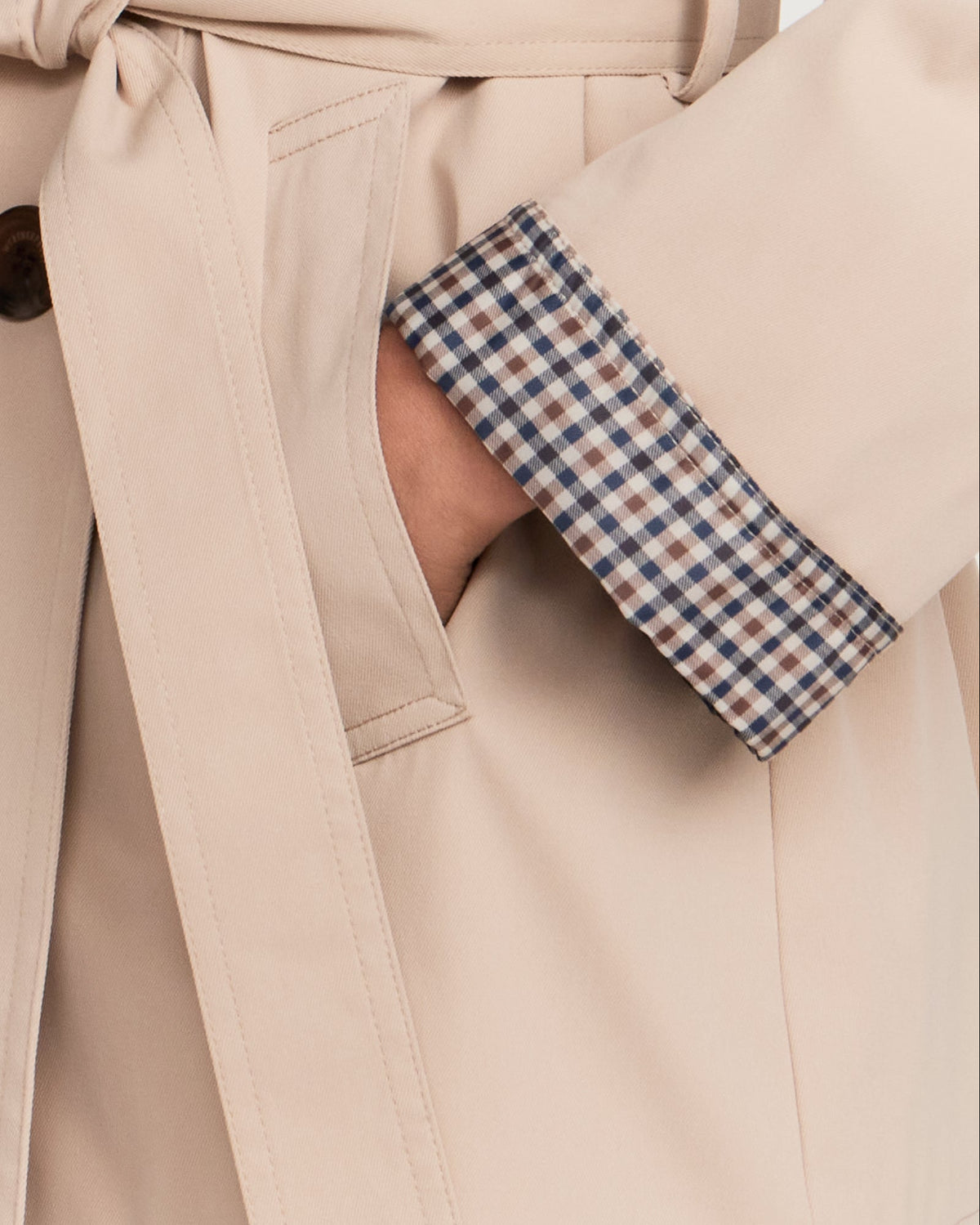 DOUBLE BREASTED TRENCH