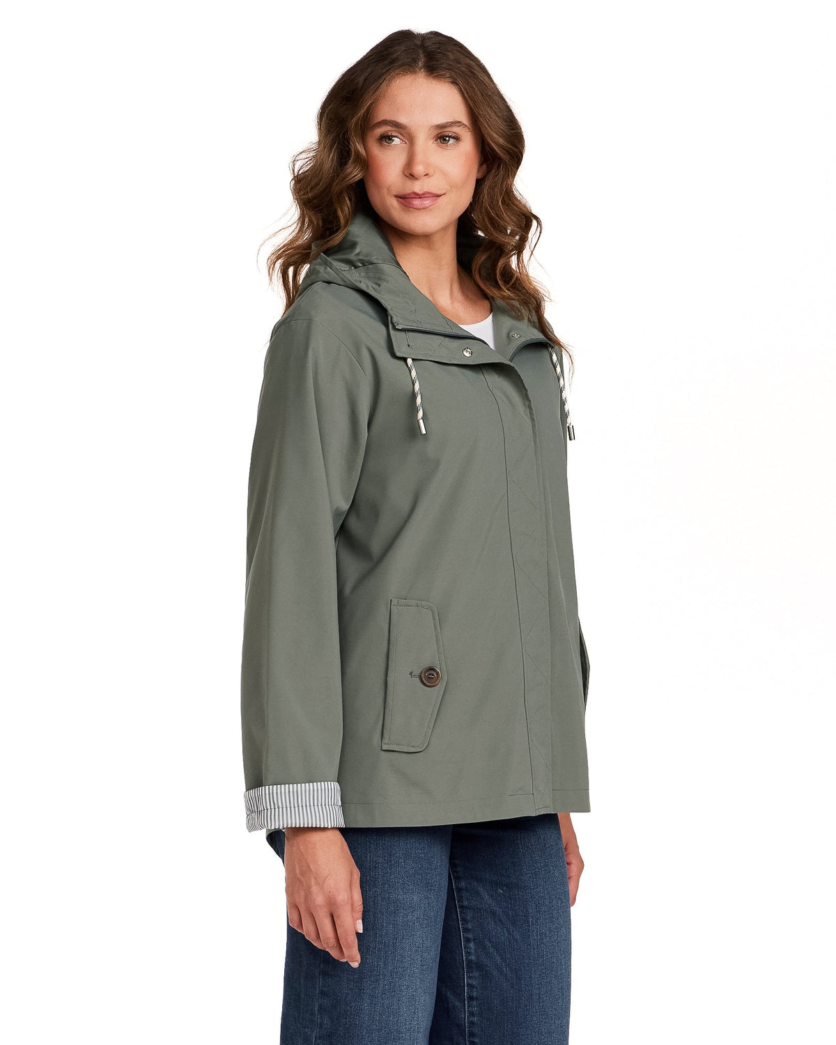 HOODED RAIN JACKET