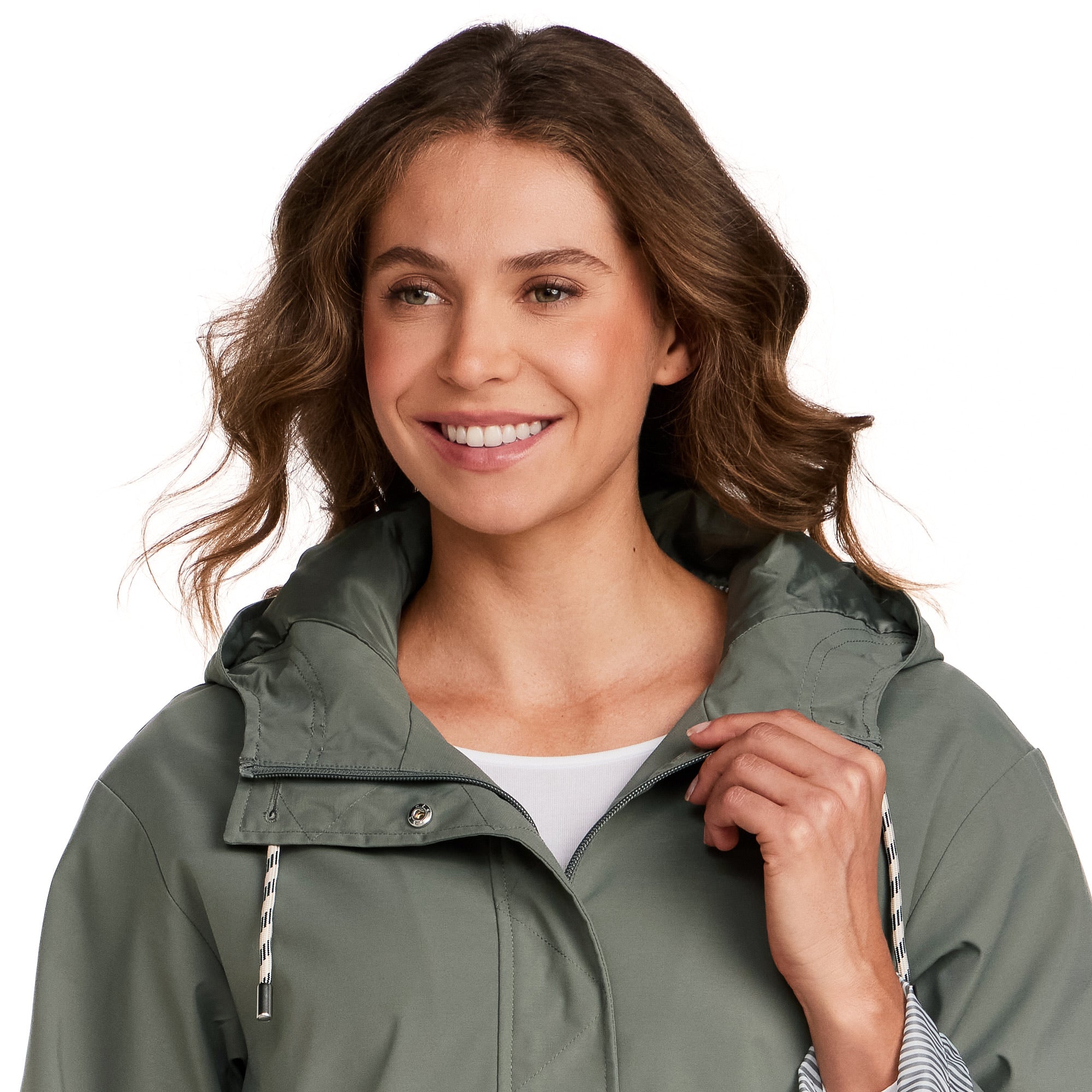 HOODED RAIN JACKET