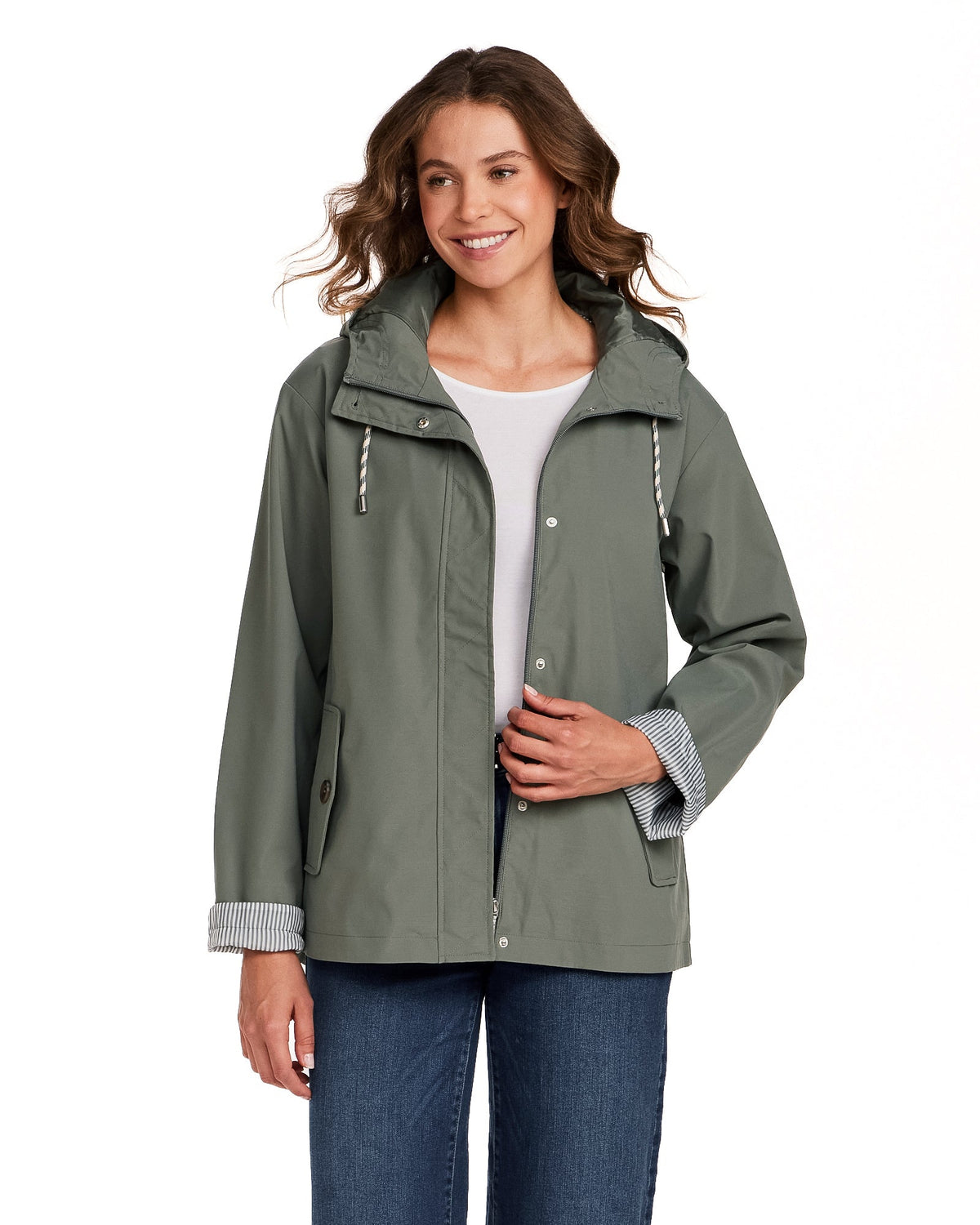 HOODED RAIN JACKET