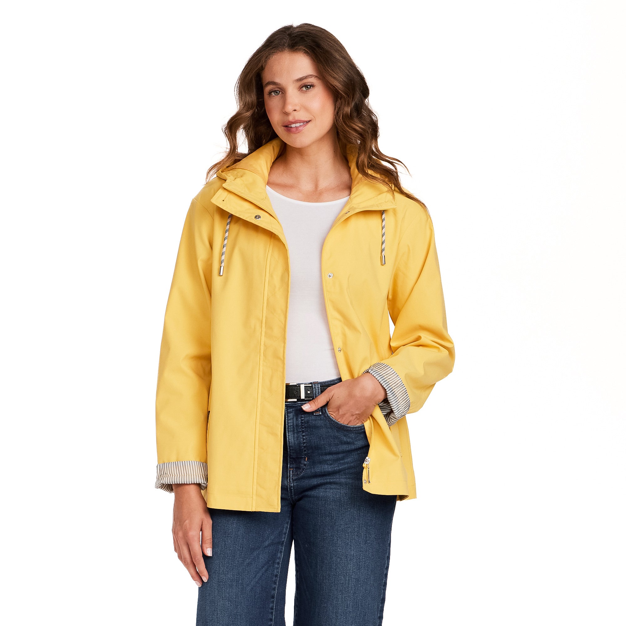 HOODED RAIN JACKET