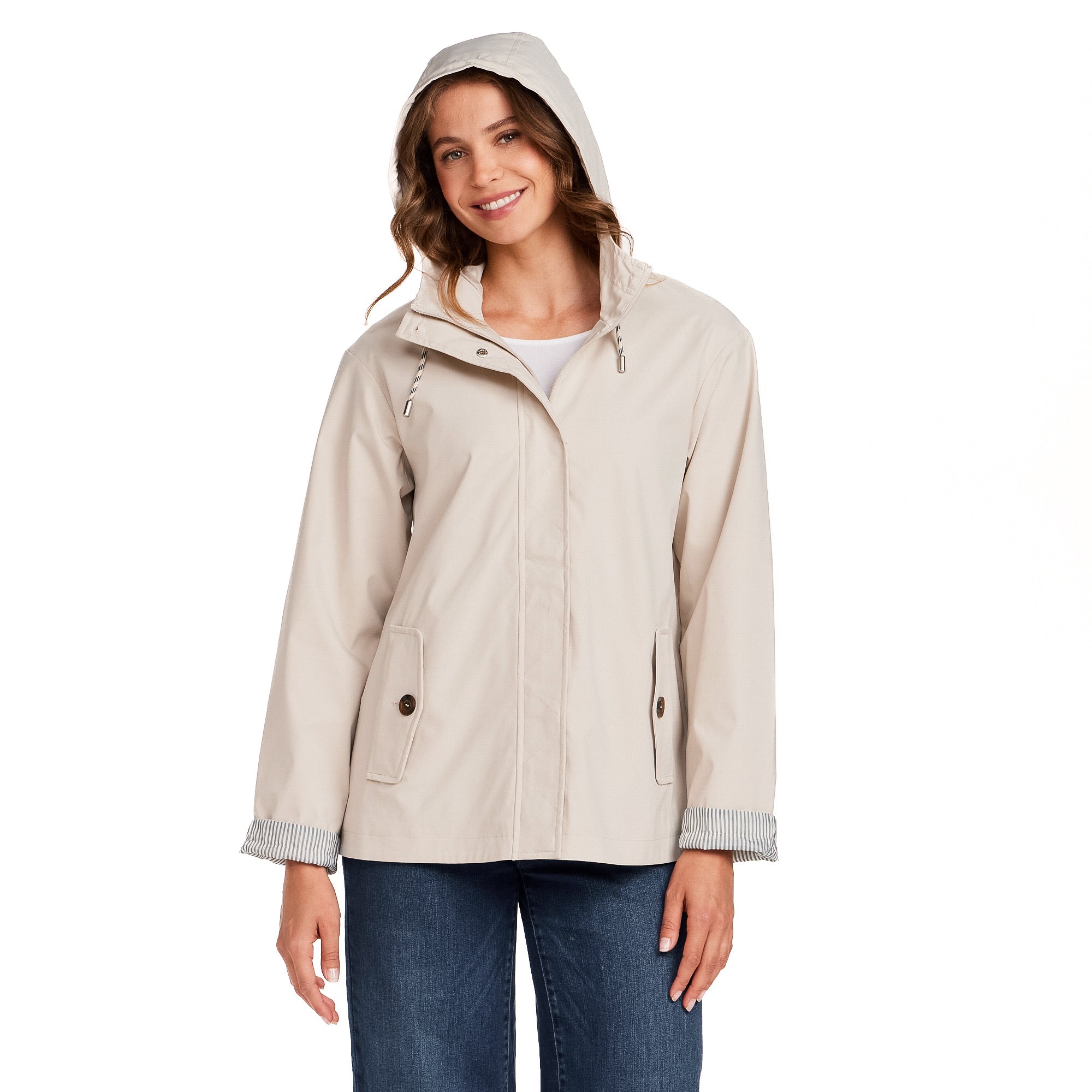 HOODED RAIN JACKET