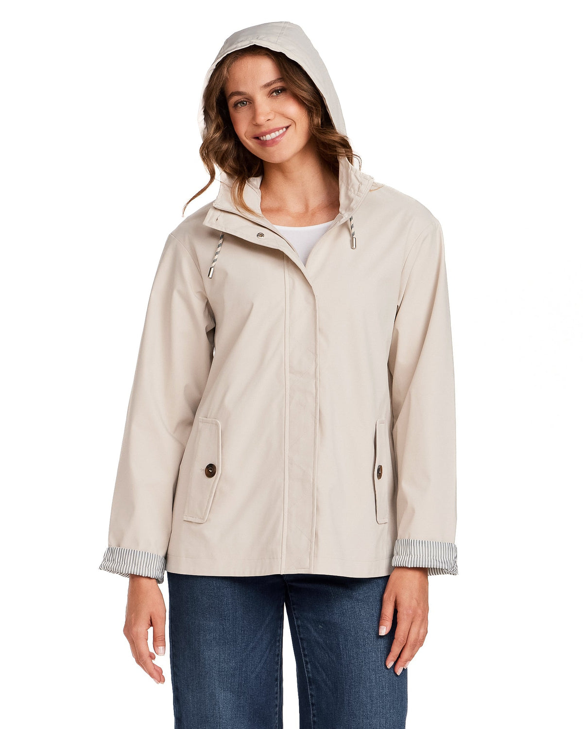 HOODED RAIN JACKET