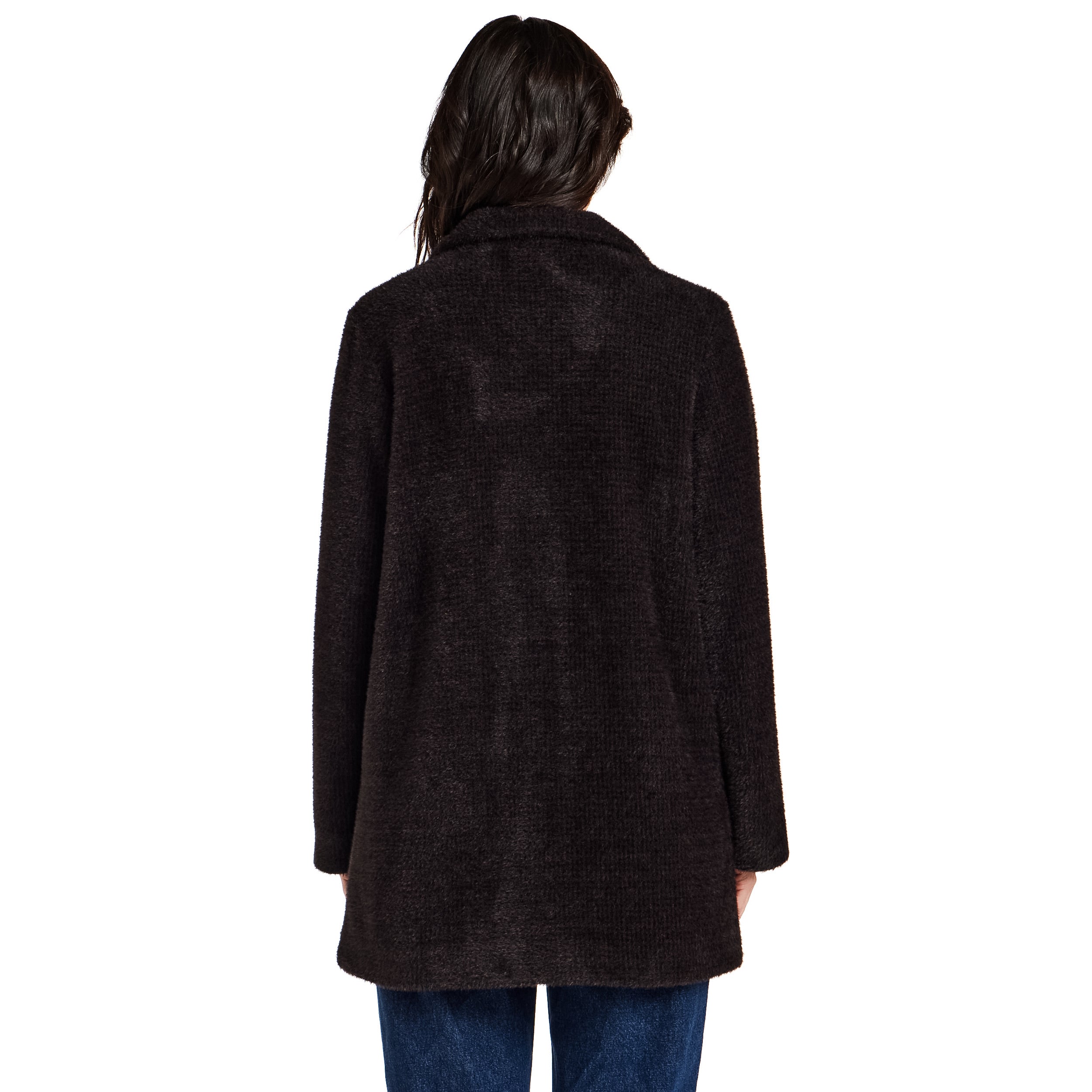 HOUNDSTOOTH COZY FEATHERKNIT TOPPER