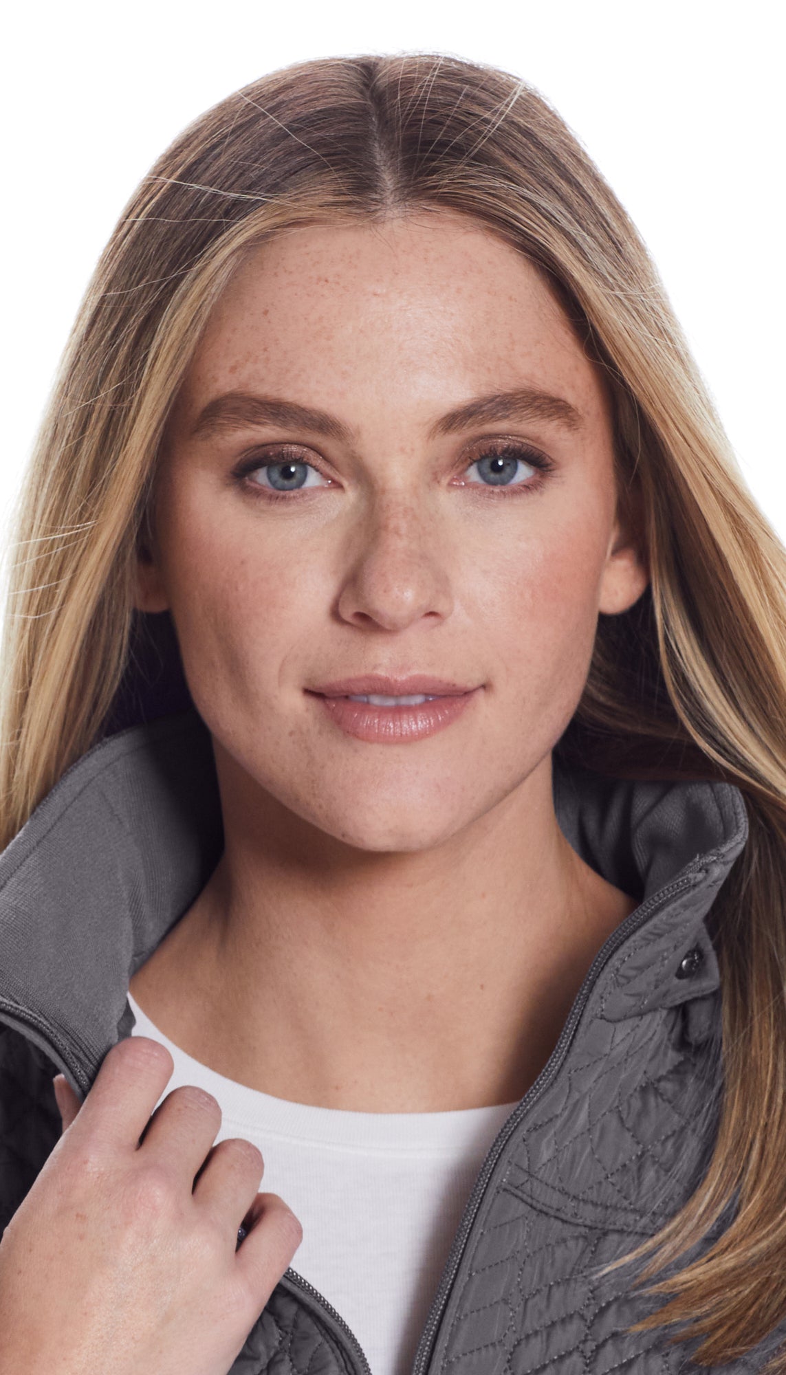 HOODED ZIP QUILTED JACKET
