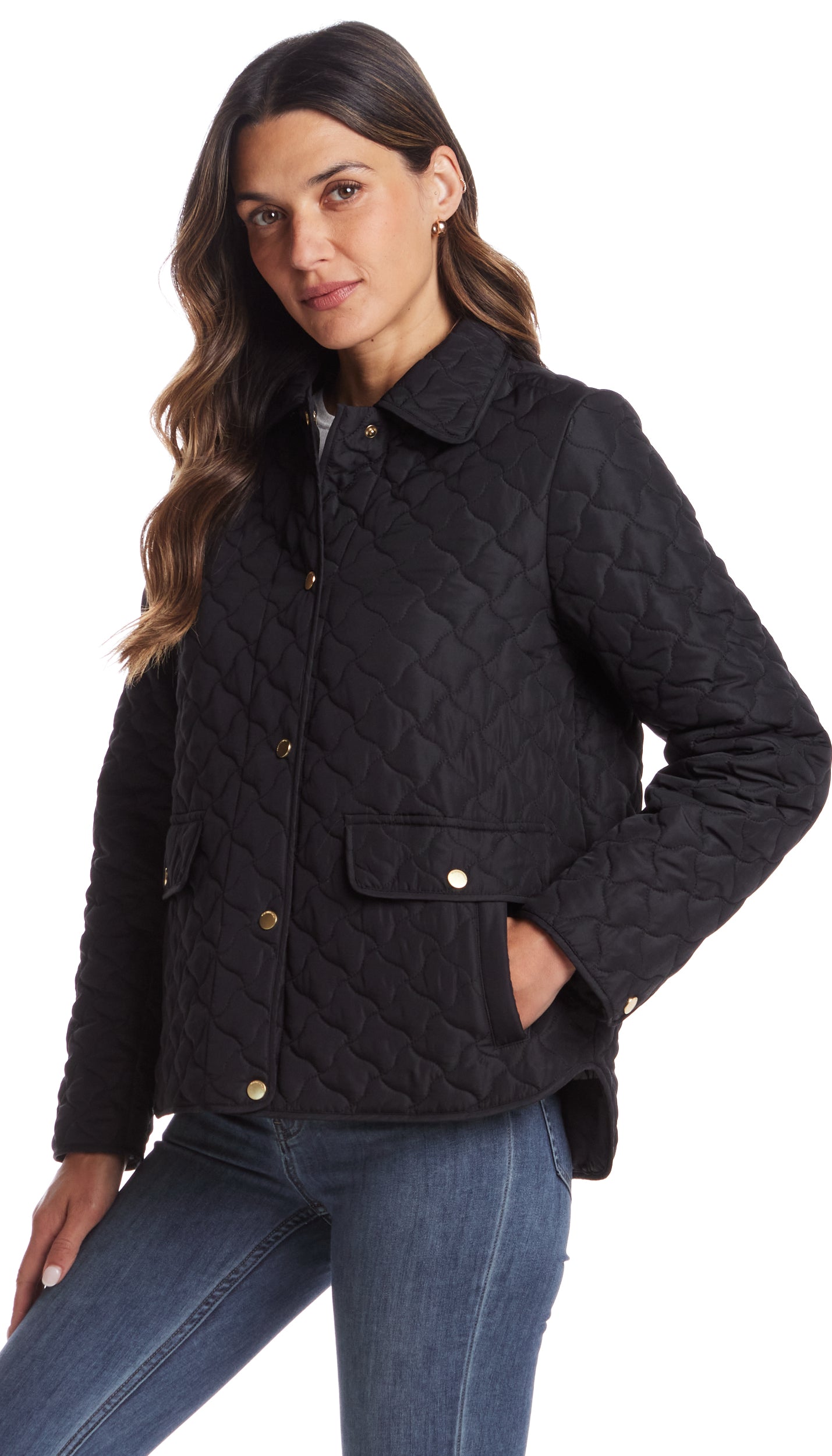 MODERN QUILTED BARN JACKET