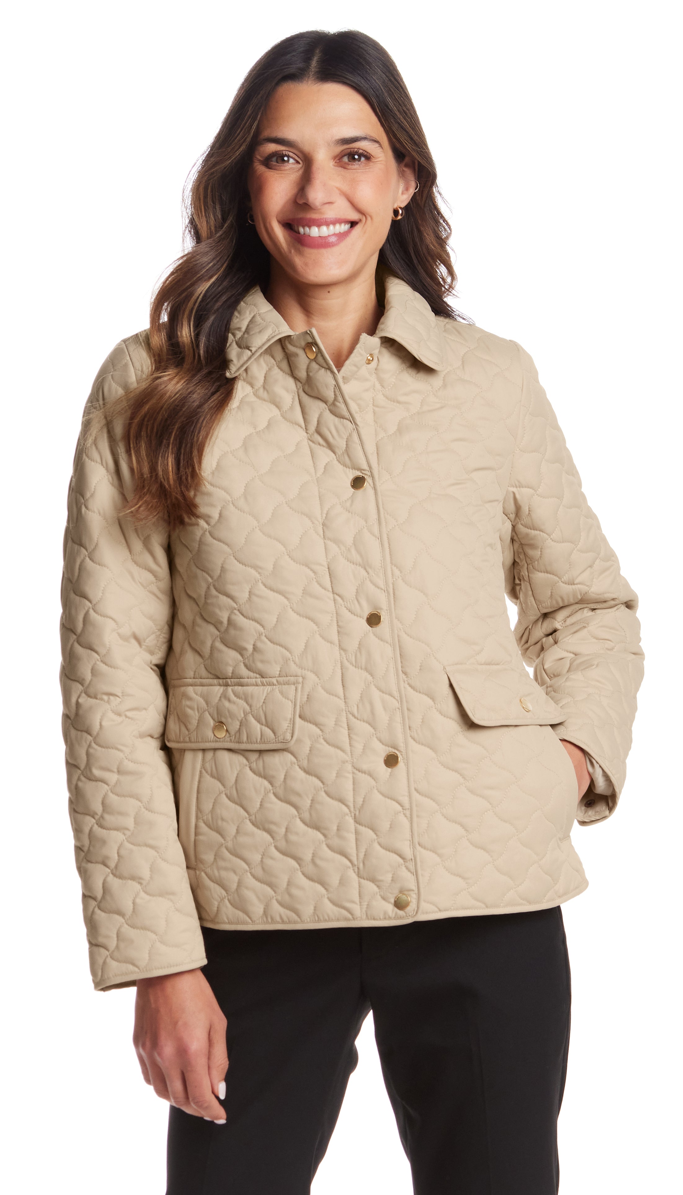 MODERN QUILTED BARN JACKET