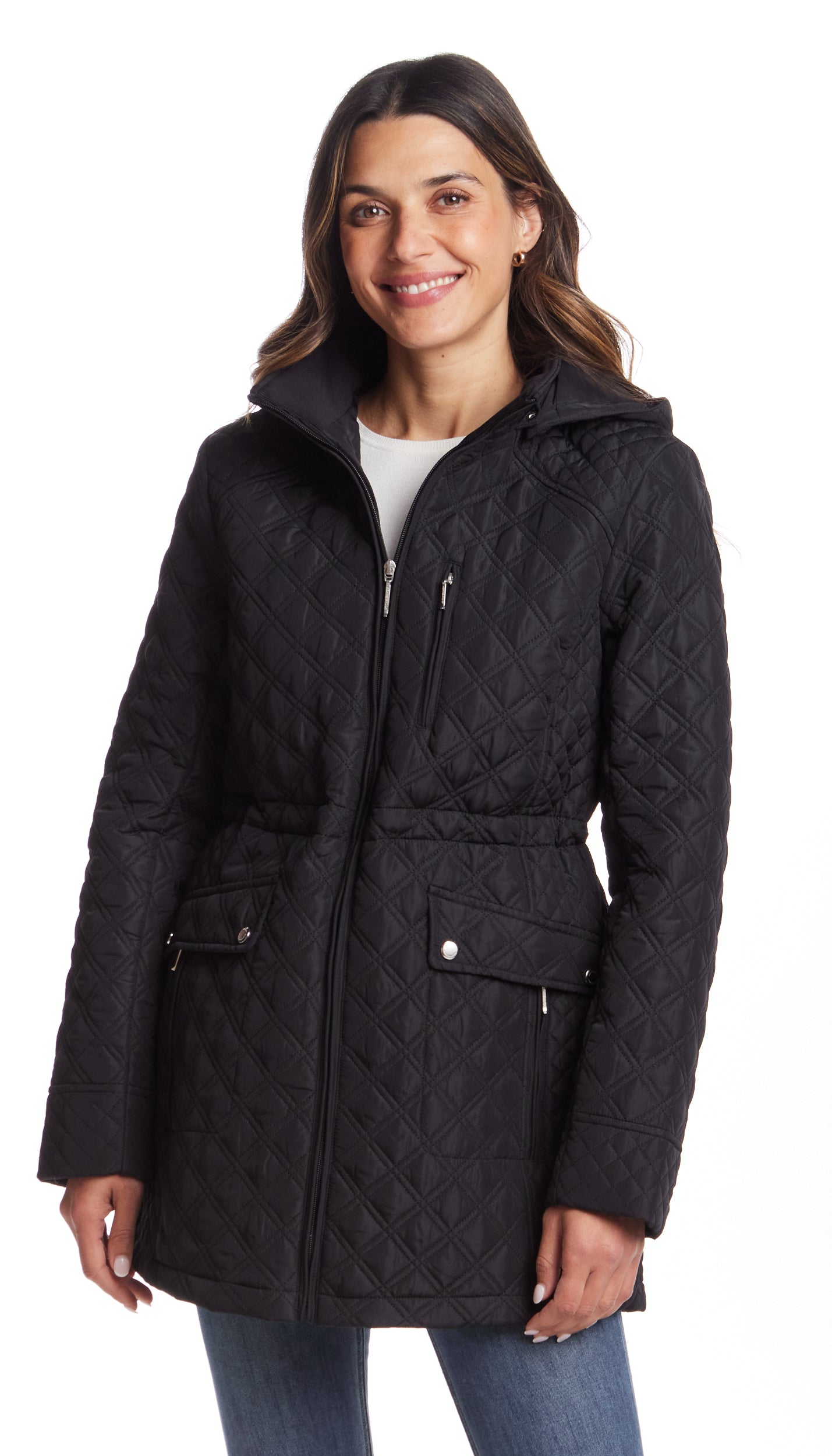 QUILTED WALKER WITH INNER DRAWCORD