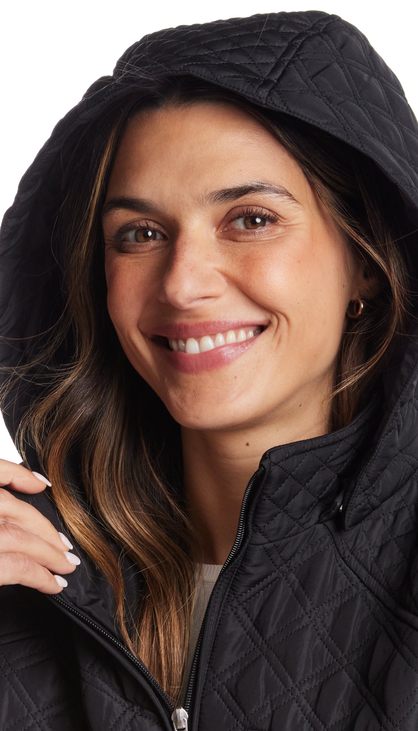 QUILTED WALKER WITH INNER DRAWCORD