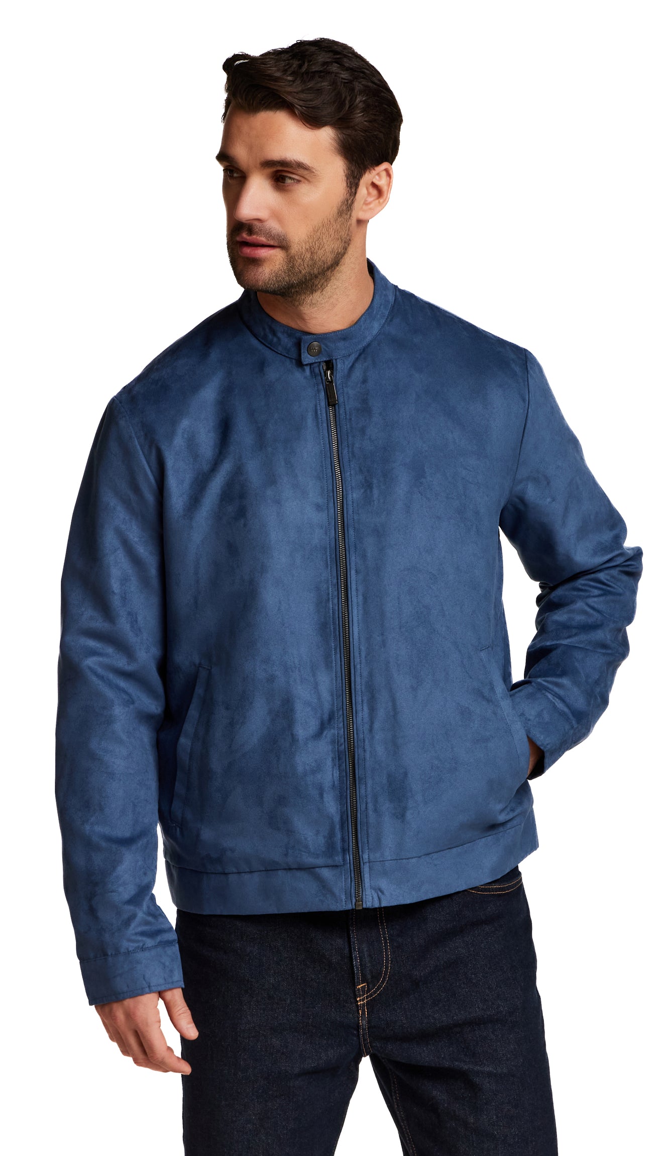 MICROSUEDE MOTO JACKET