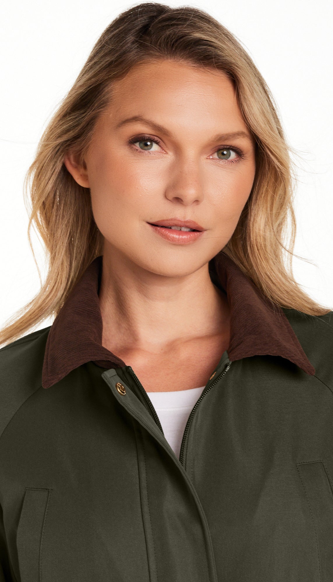 BARN JACKET WITH CORDUROY TRIMS