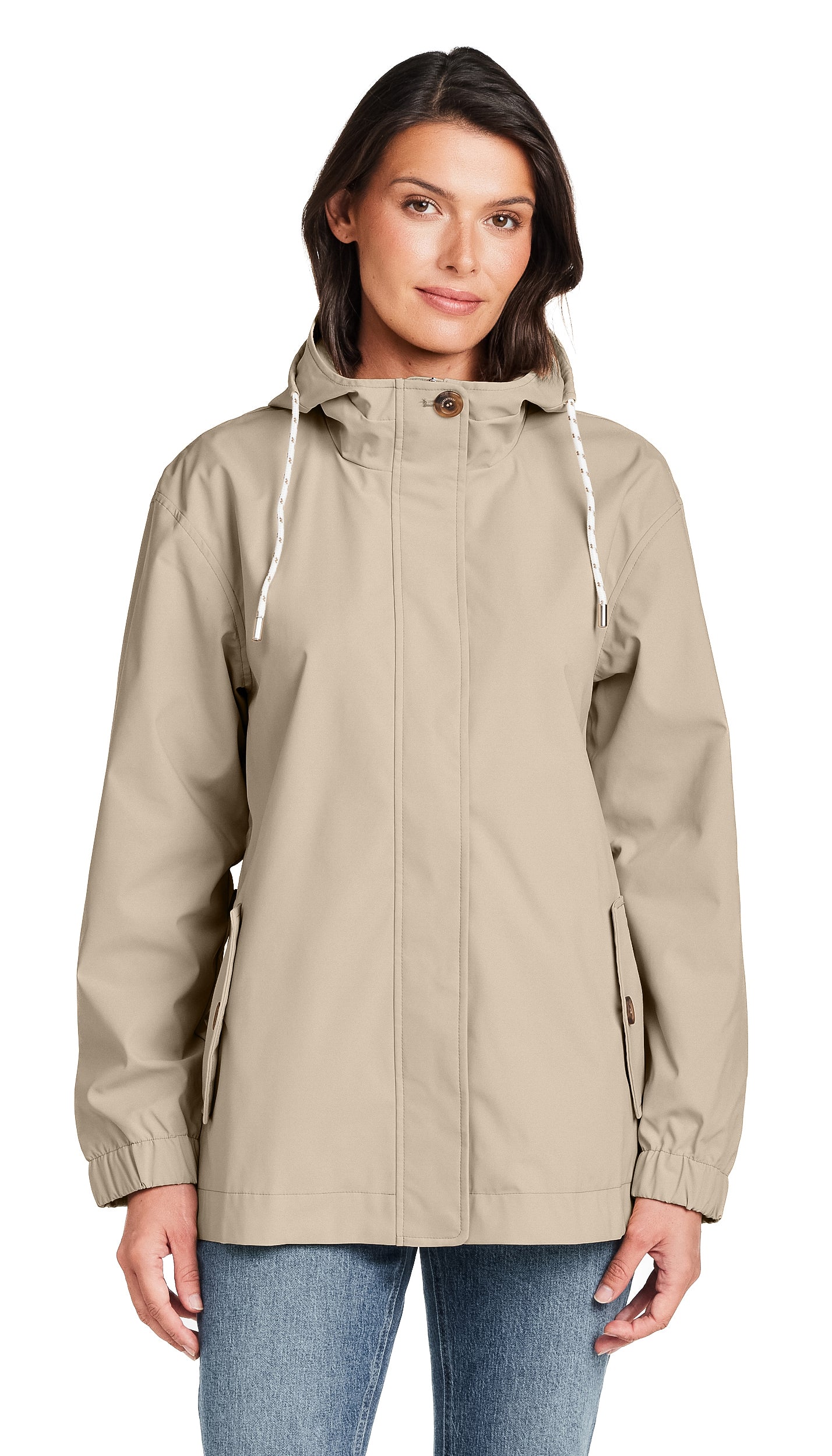 HOODED RAIN JACKET