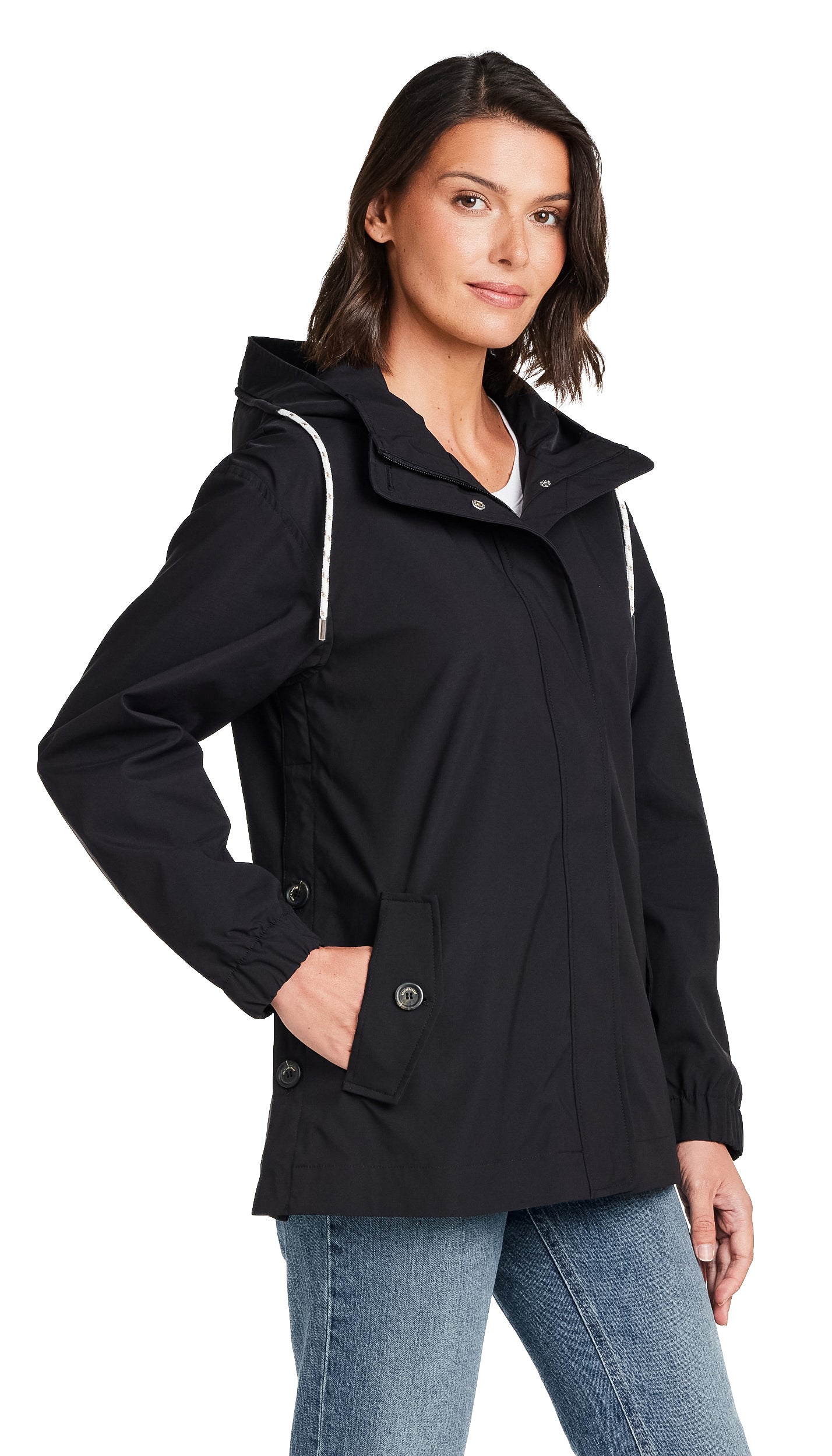 HOODED RAIN JACKET