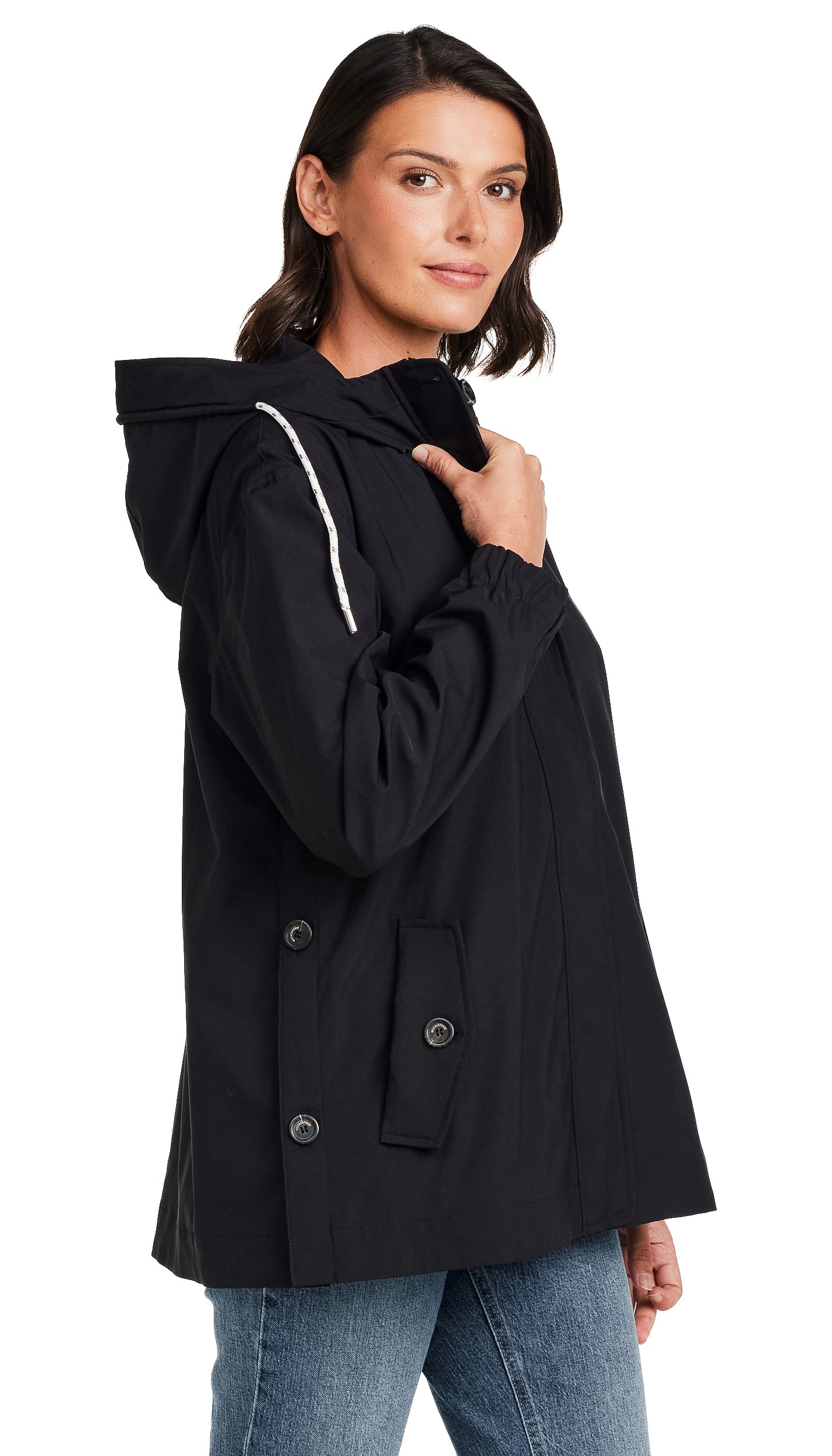 HOODED RAIN JACKET