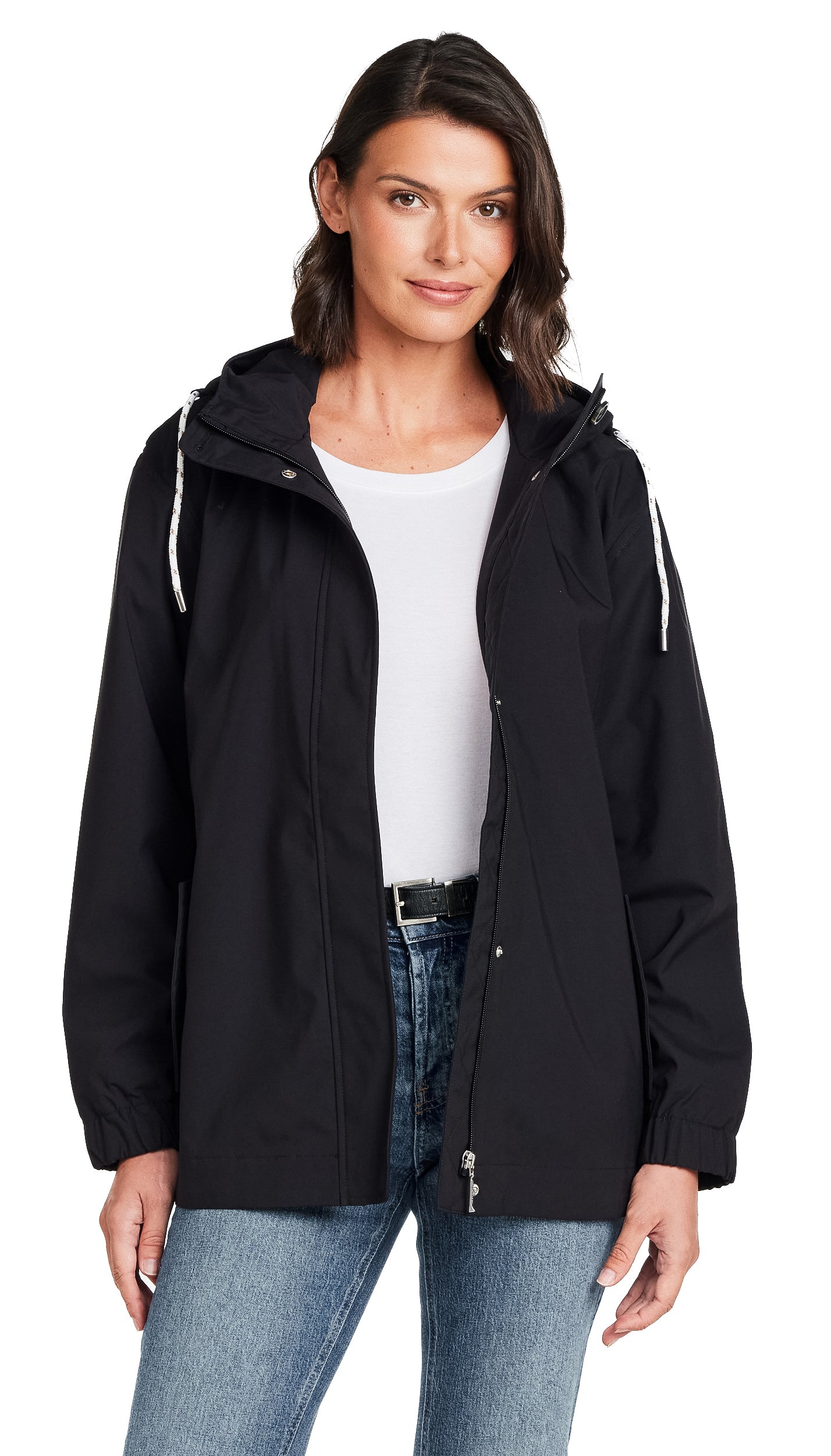 HOODED RAIN JACKET