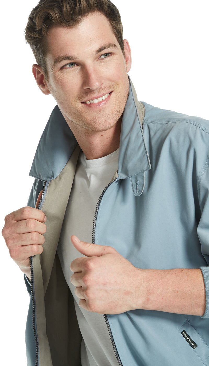 MICROFIBER GOLF JACKET - DUSK BLUE