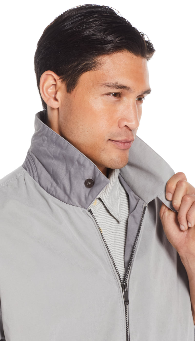 MICROFIBER GOLF JACKET - FOG