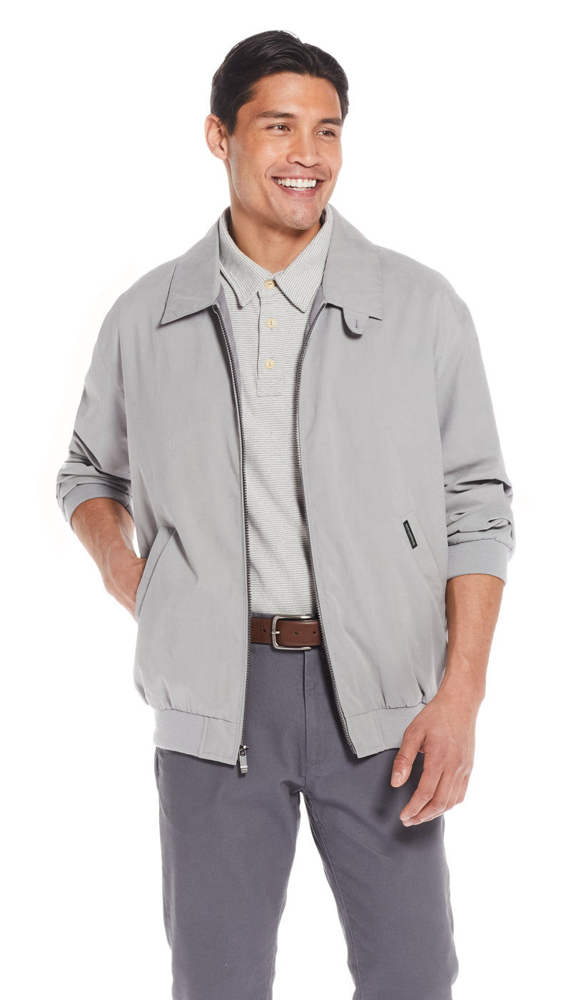 MICROFIBER GOLF JACKET - FOG