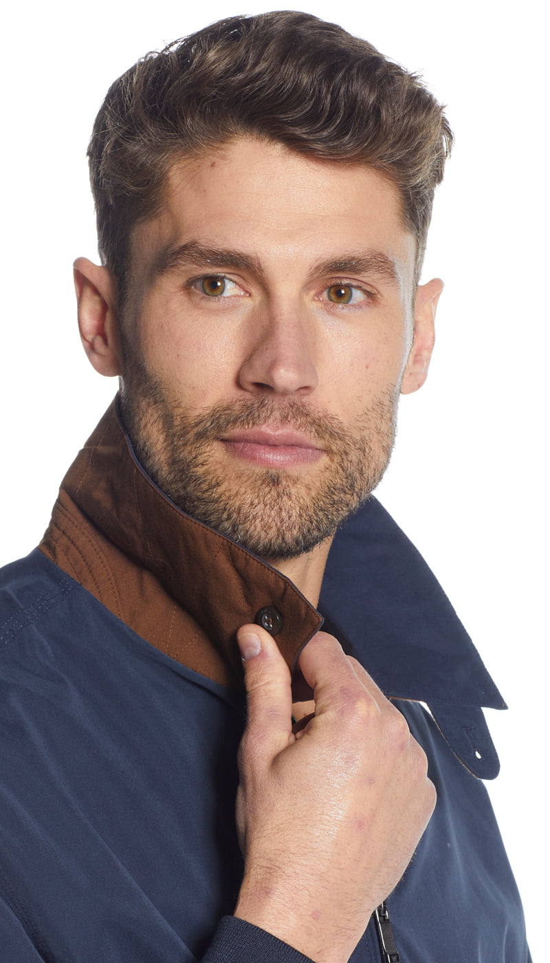 MICROFIBER GOLF JACKET - INK