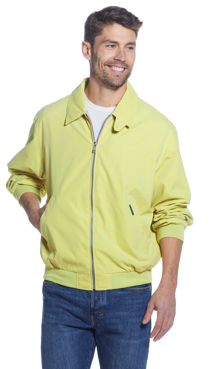 MICROFIBER GOLF JACKET - LEMON