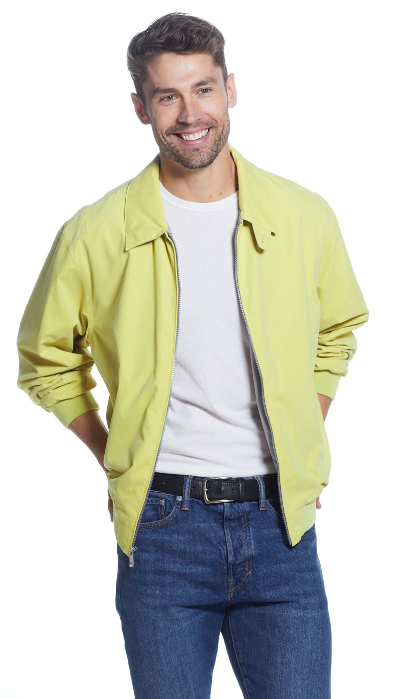 MICROFIBER GOLF JACKET - LEMON