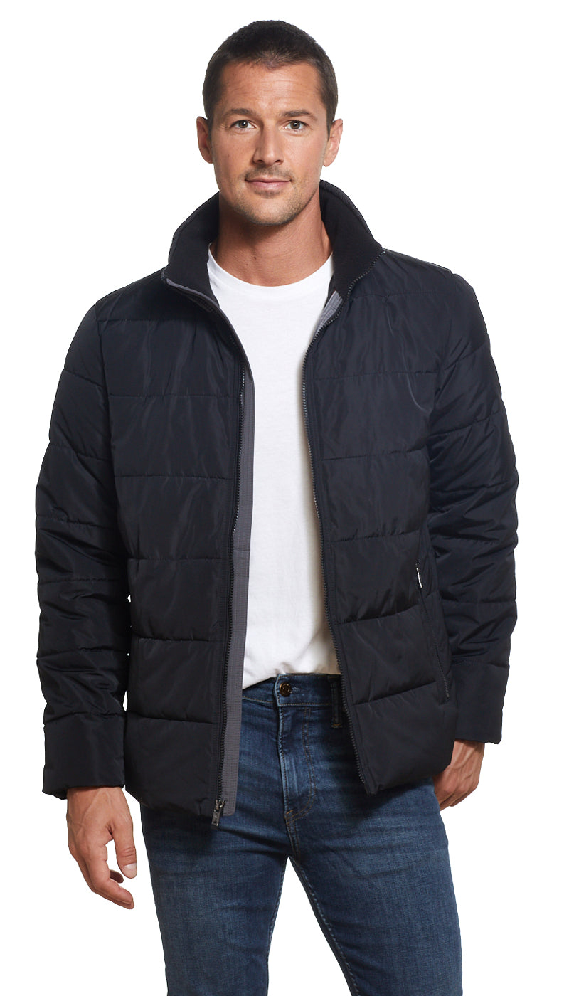 PUFFER JACKET - BLACK
