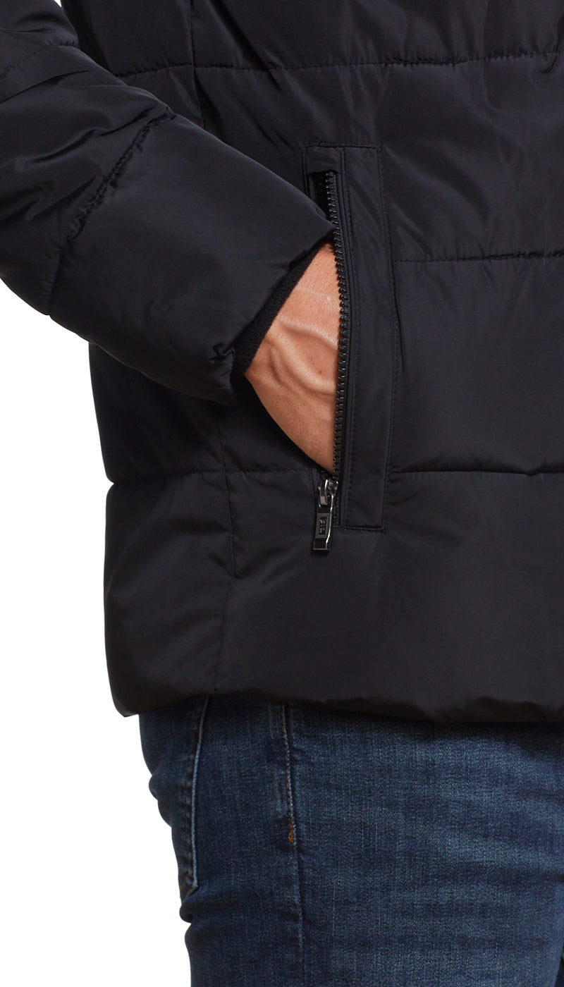 PUFFER JACKET - BLACK