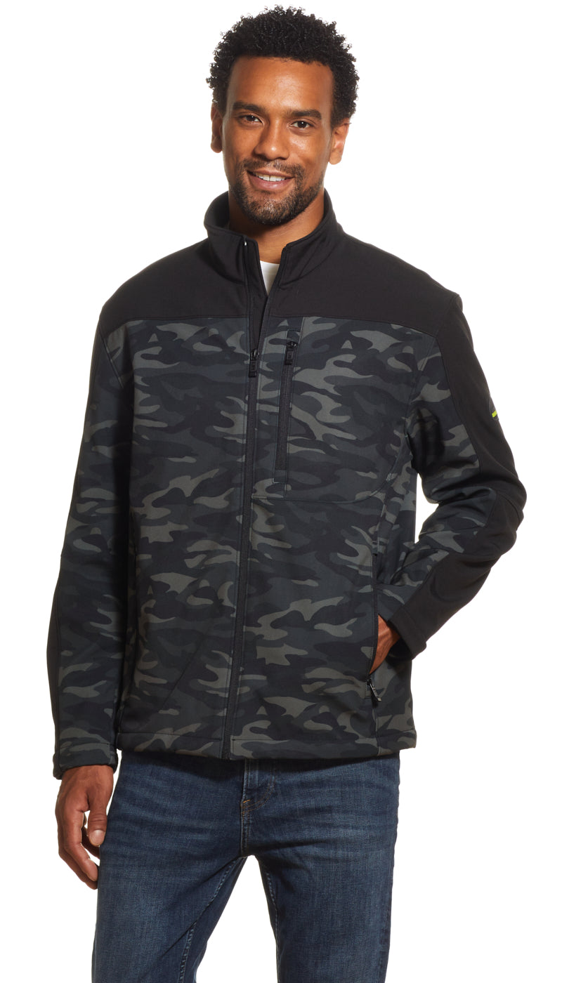 CAMOUFLAGE / COMBO SOFTSHELL JACKET
