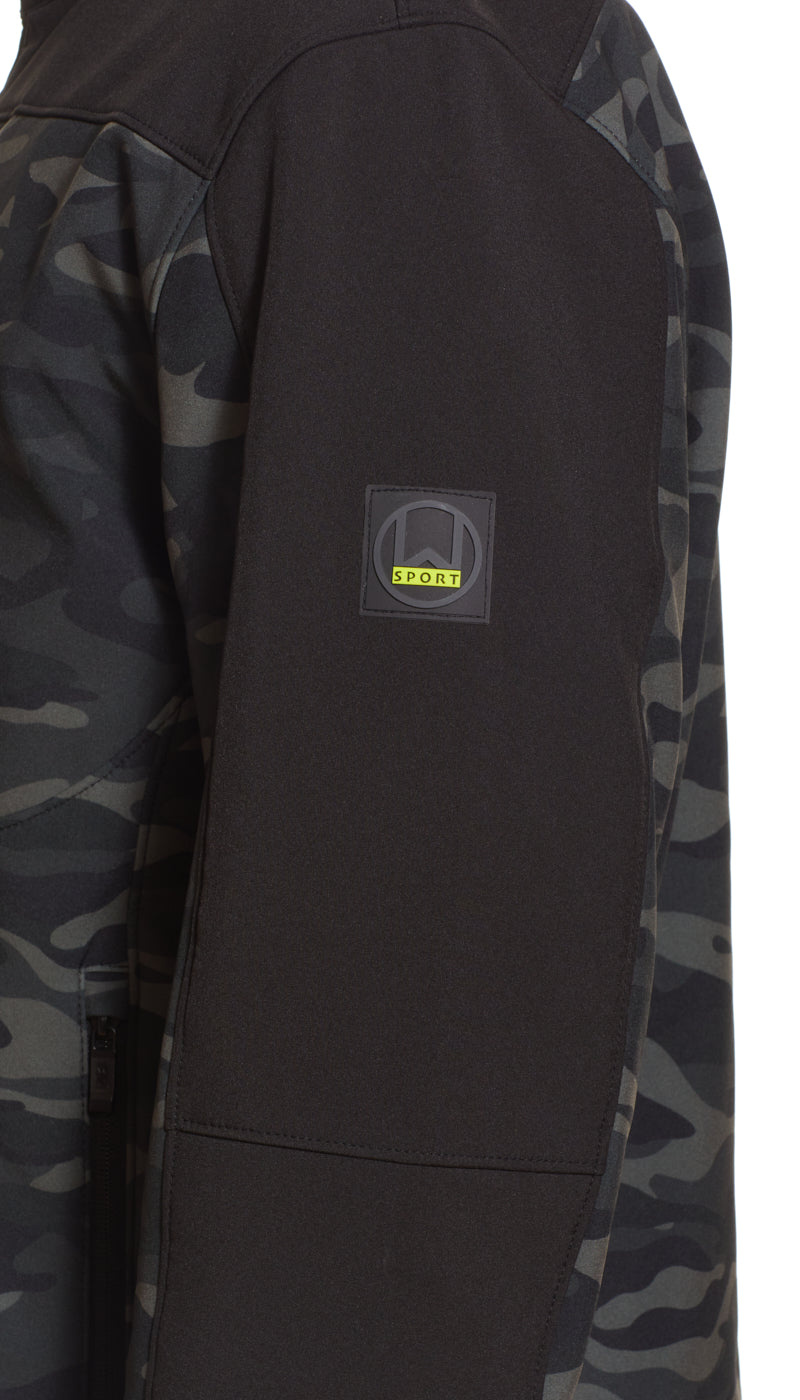 CAMOUFLAGE / COMBO SOFTSHELL JACKET