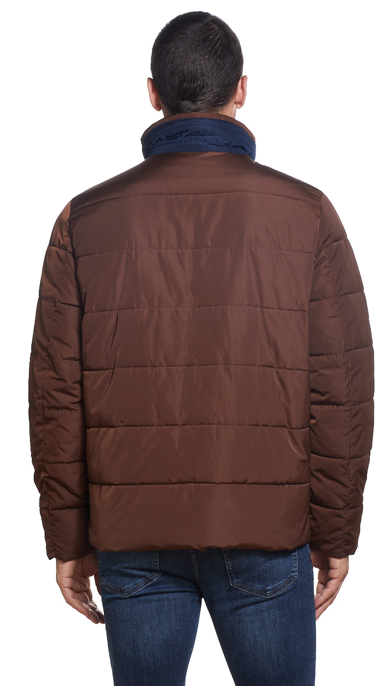 PUFFER JACKET - CINNAMON