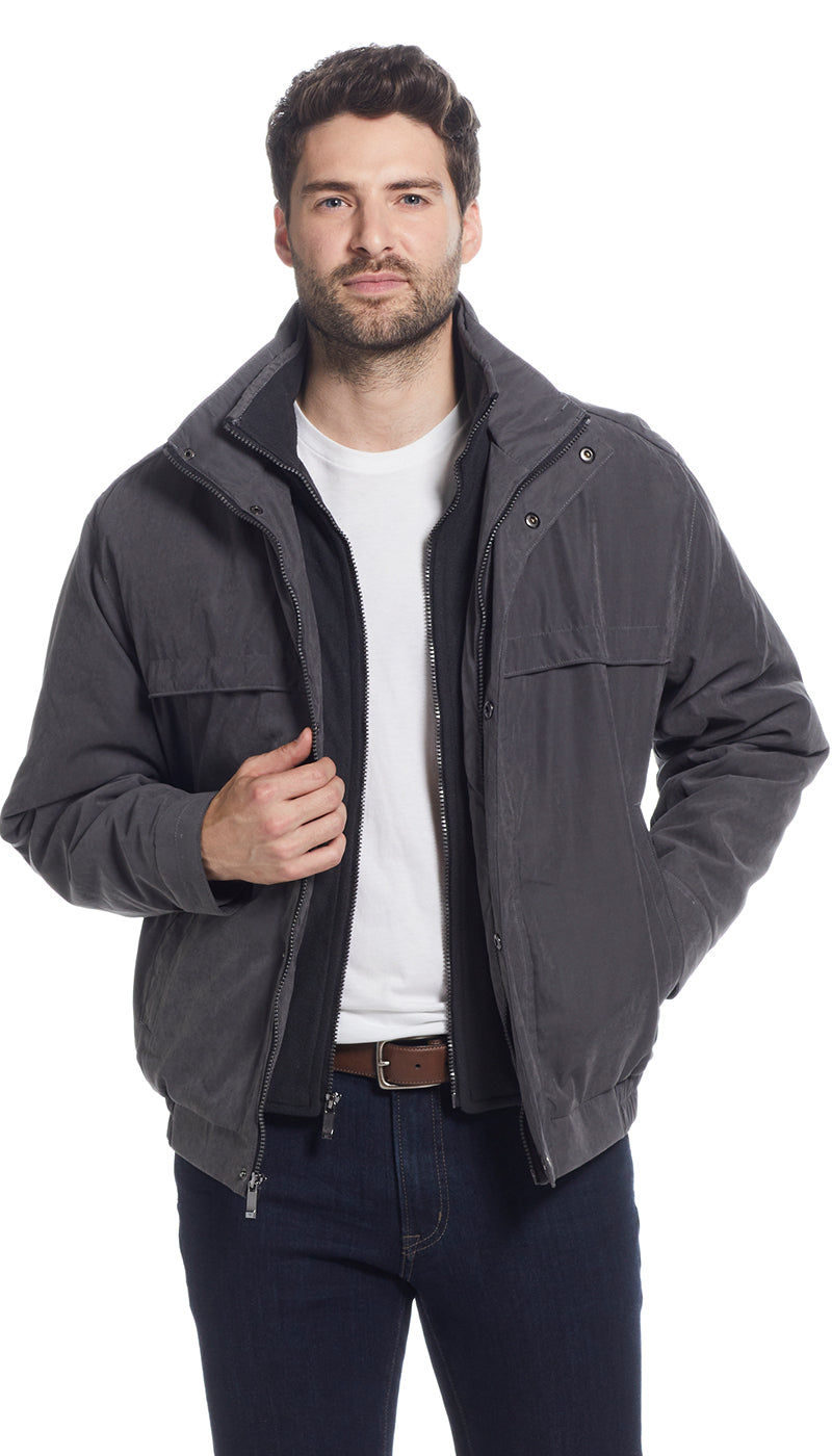 Old Navy Men's Water-Resistant Zip-Front Bomber Jacket - - Big and Tall Size XXL