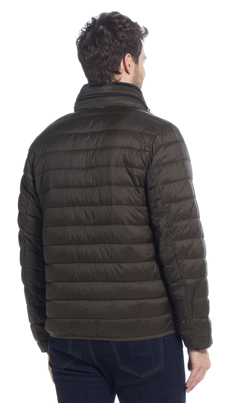 PILLOW PAC PUFFER JACKET - OLIVE