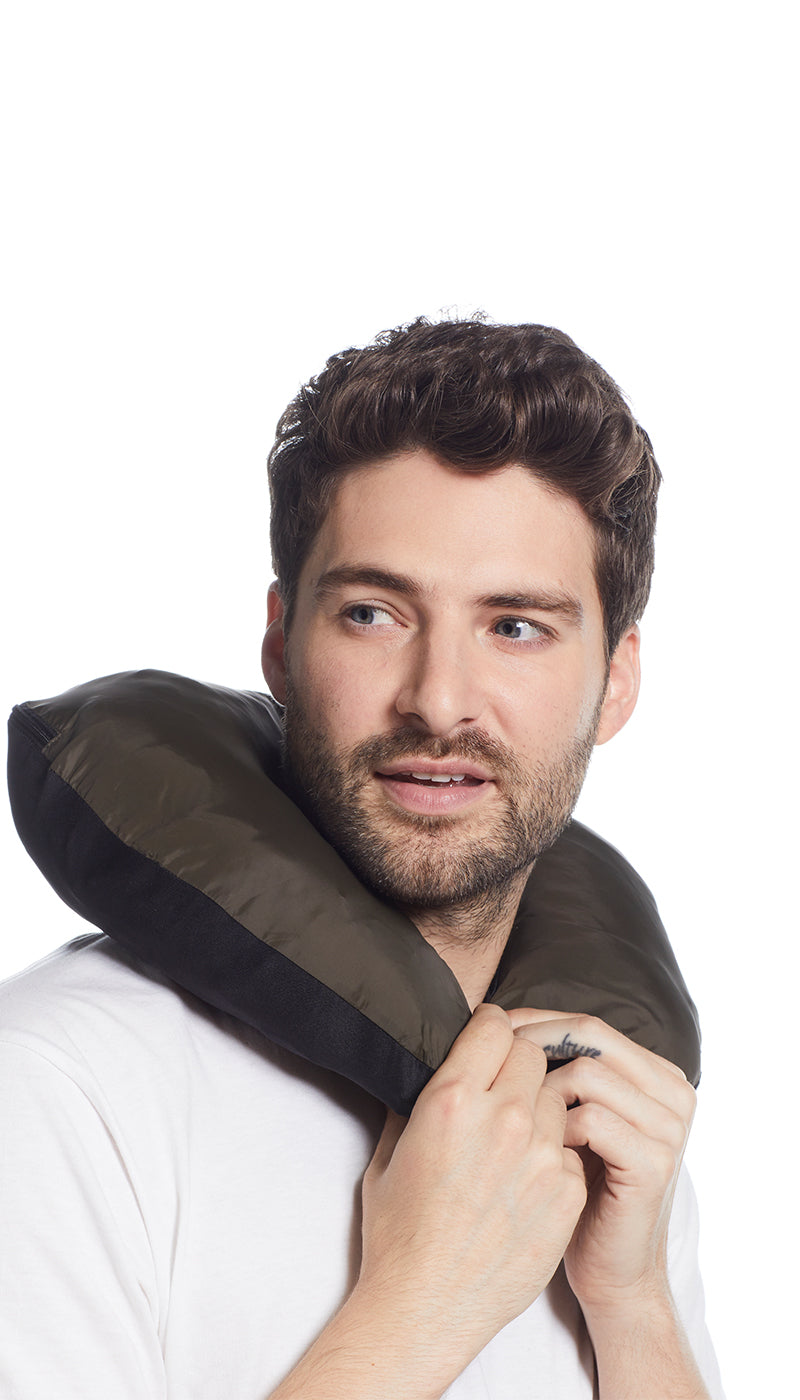 PILLOW PAC PUFFER JACKET - OLIVE
